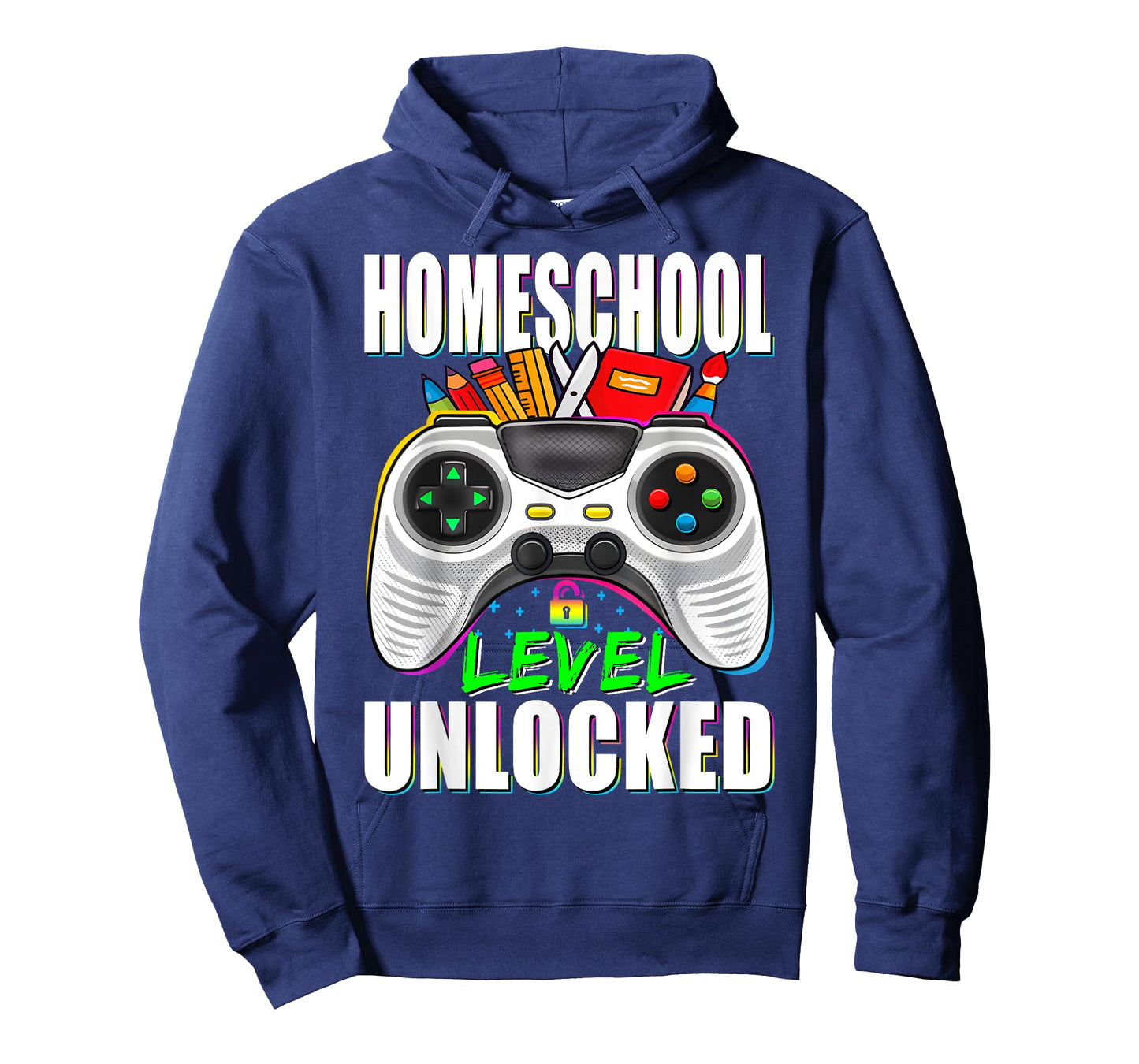 Homeschool Level Unlocked Gamer First Day Of School Boys T-Shirt