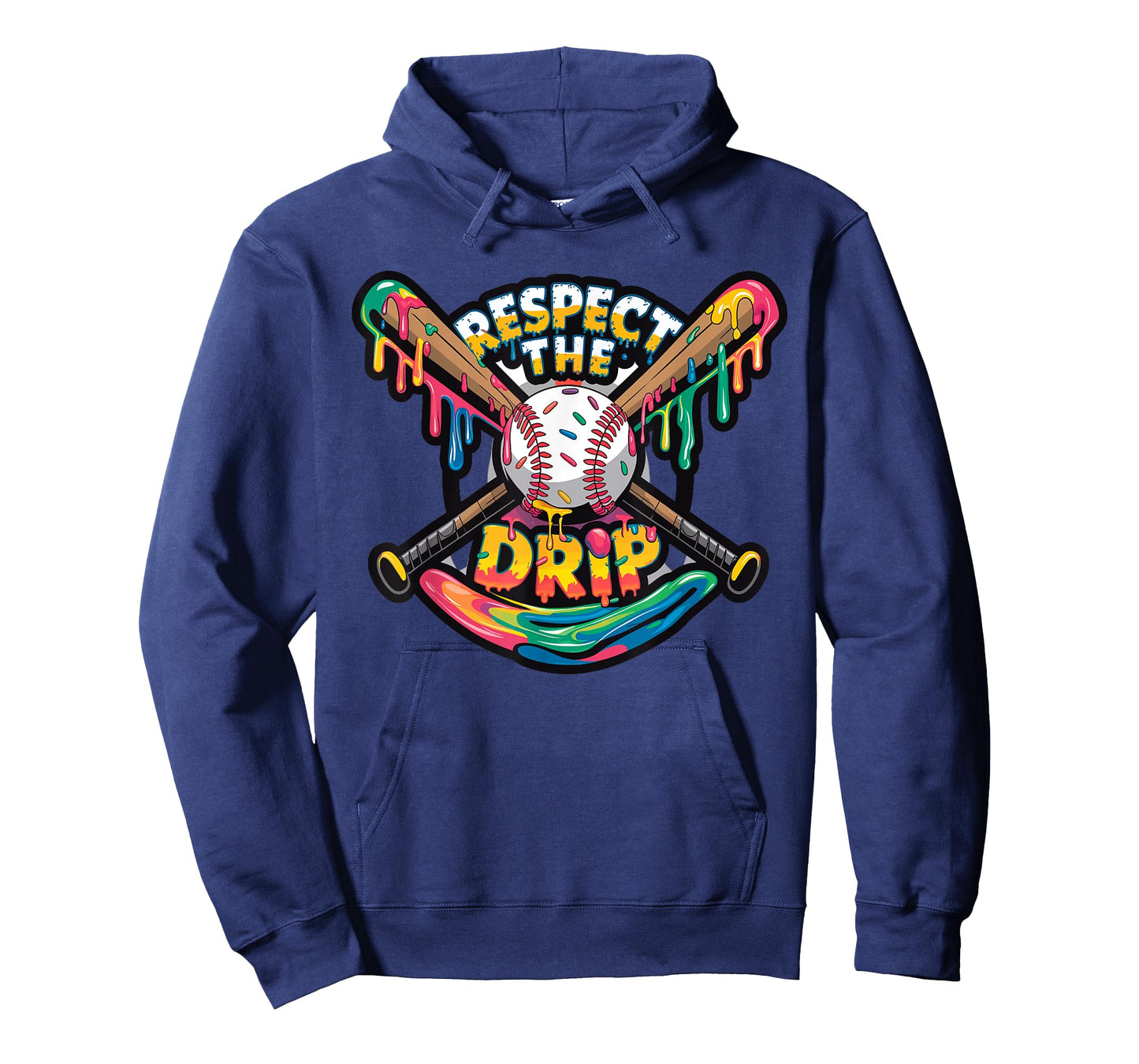 Baseball Drip Ice Cream Drip Respect The Drip Youth Boys T-Shirt