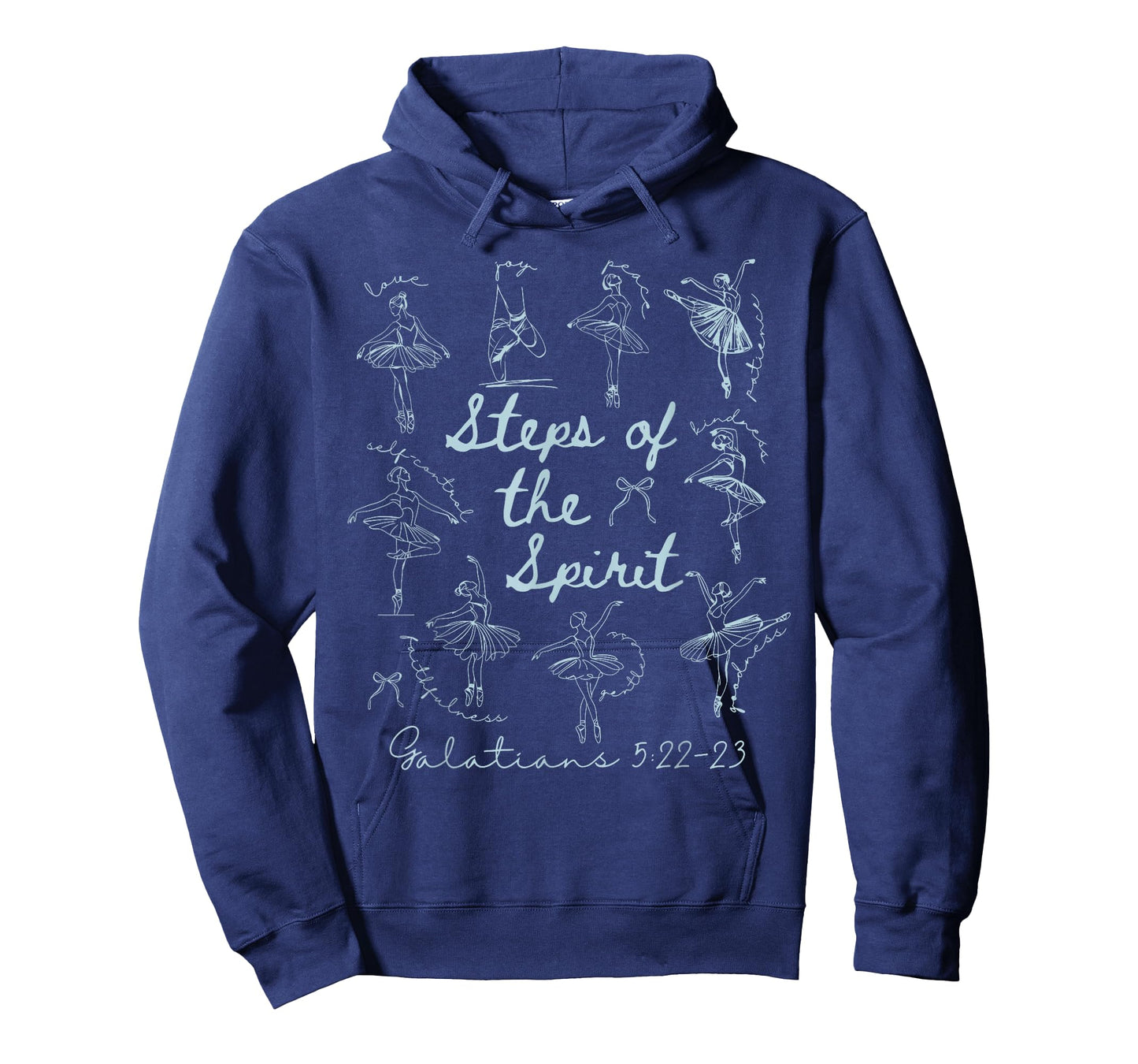 Christian Steps of Spirit Bible Verse Ballet Dancer Teacher T-Shirt