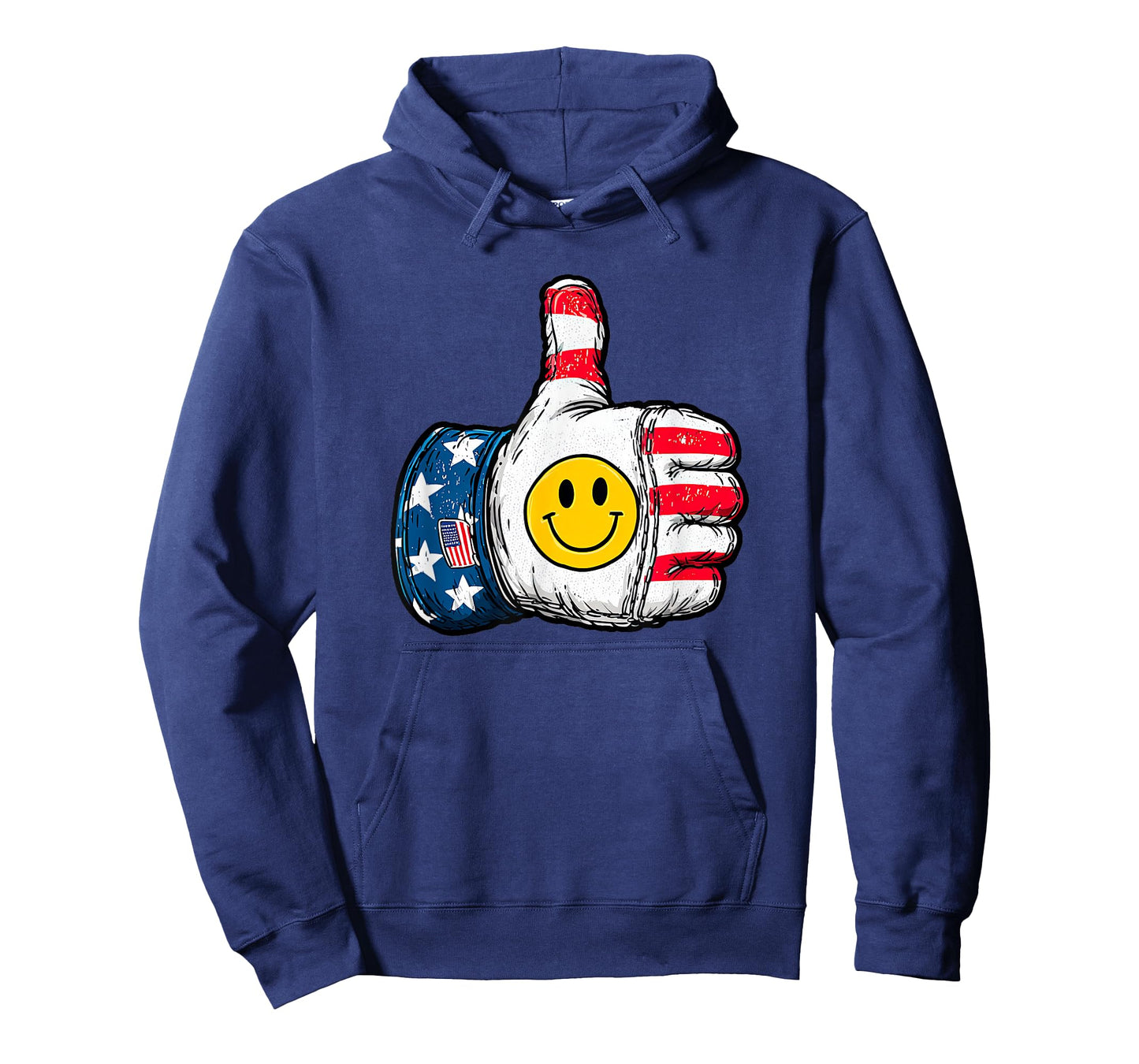 Awesome Smile and Thumb Up in US Colors T-Shirt