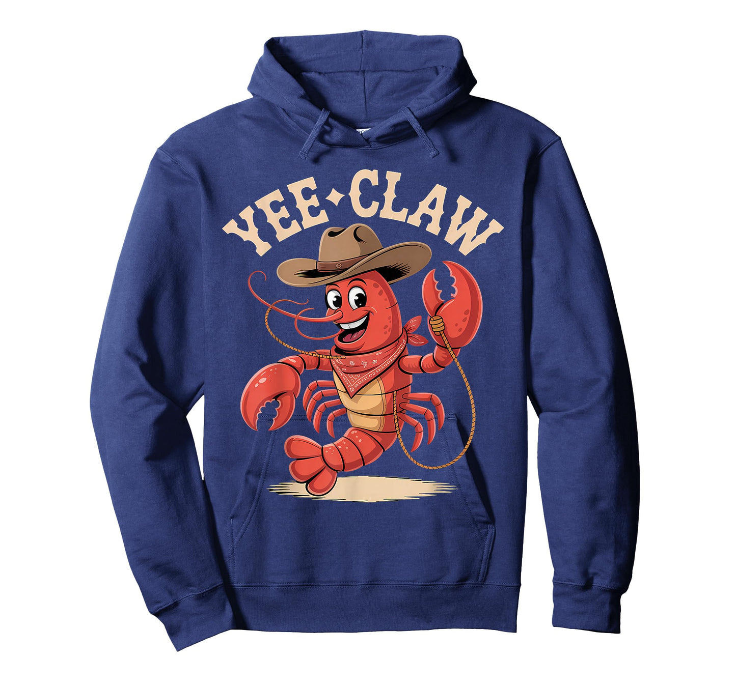 Yee Claw Western Country Cowboy Crawfish Seafood Lobster T-Shirt
