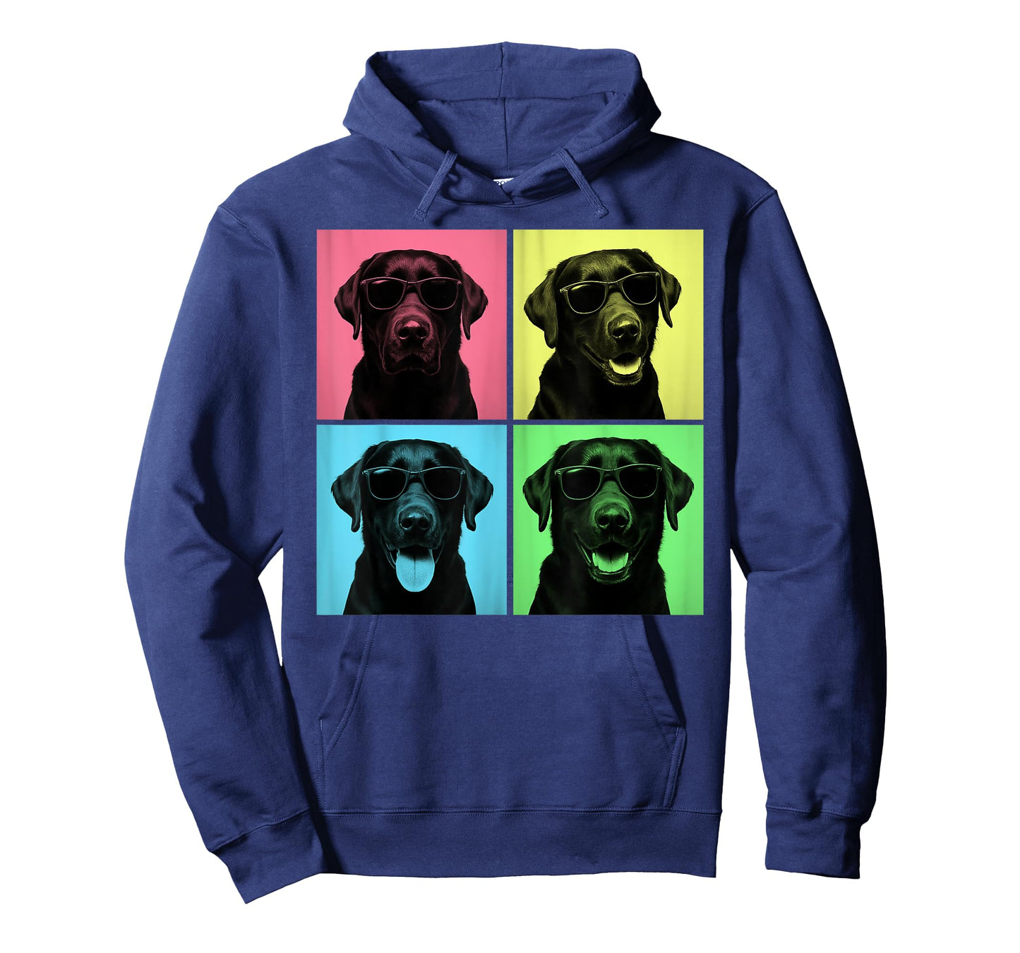 Labrador Pop Art Funny Black Lab Dog Lover Photo Booth T-Shirt