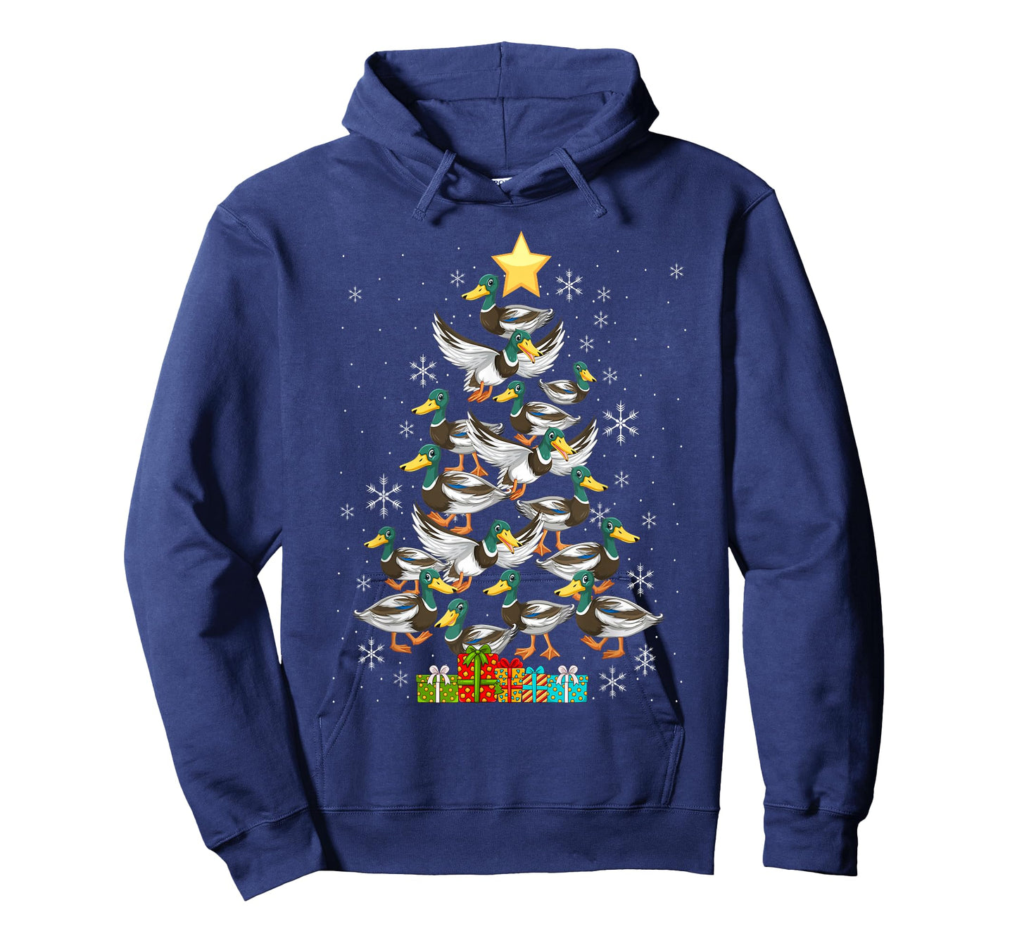 Mallard Duck Christmas Tree Costume Duck Lover T-Shirt