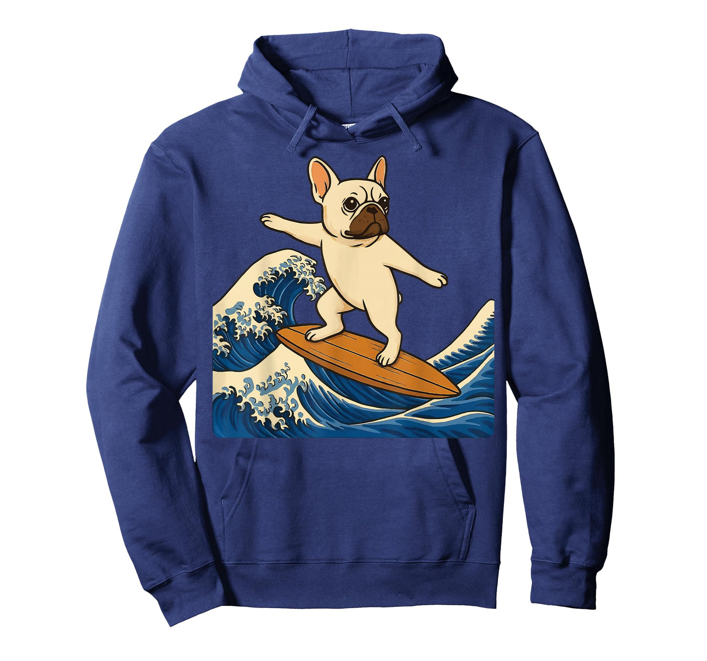 French Bulldog Surfing Japanese T-Shirt
