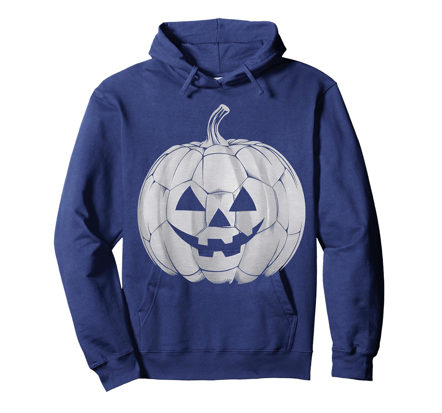 Funny Spooky Pumpkin Soccer Player Women Men Halloween T-Shirt