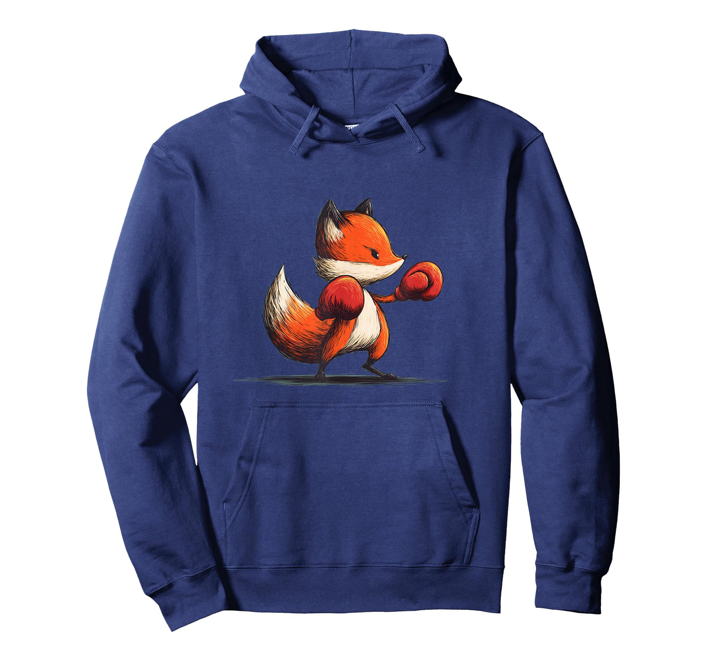 Funny Boxing Fox Graphic T-Shirt