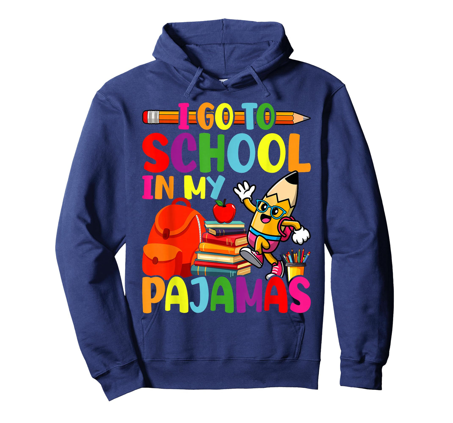 I Go To School In My Pajamas - Online Virtual Home Schooling T-Shirt