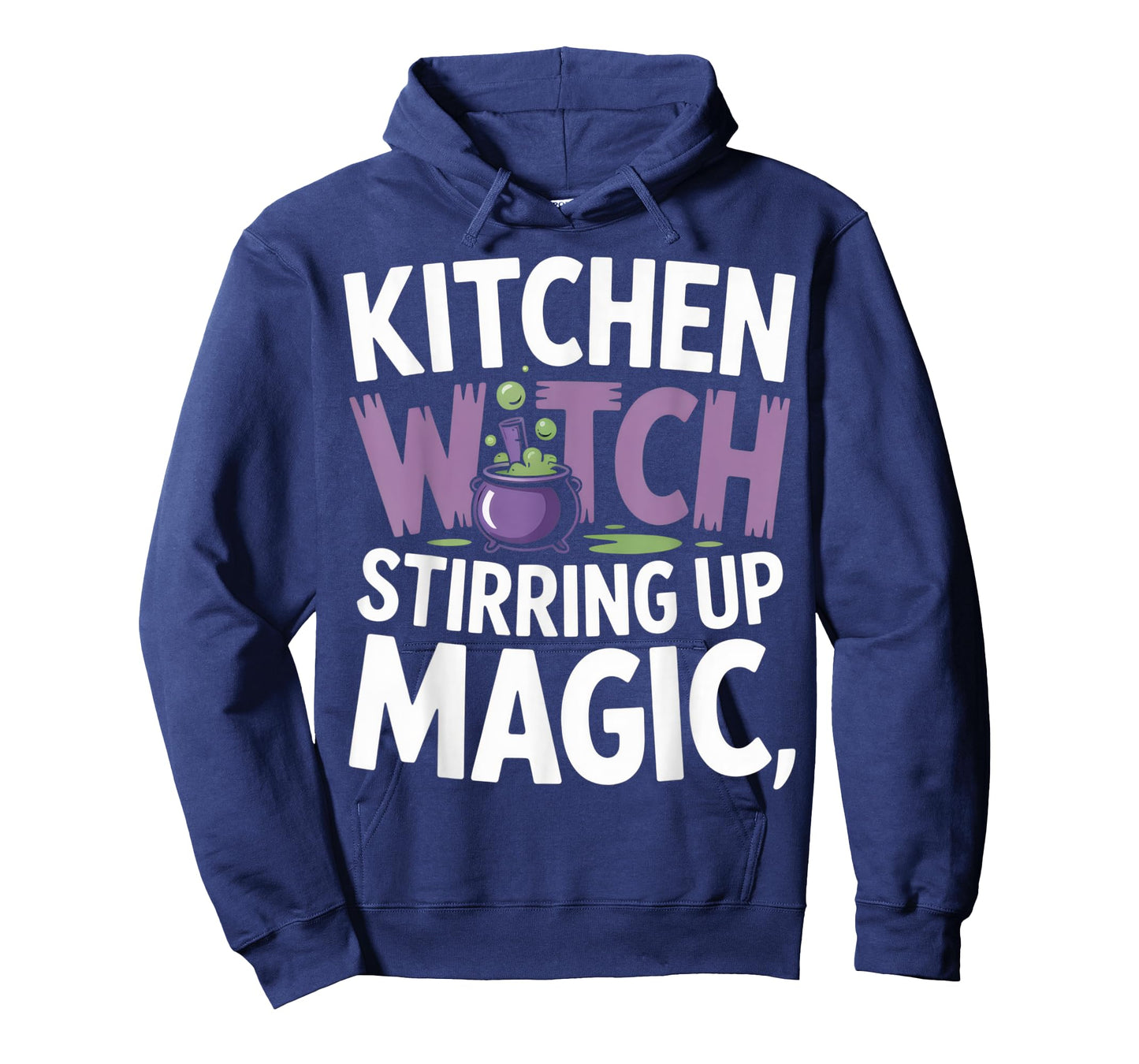 Kitchen Witch Stirring Up Magic for Home Cooks Halloween T-Shirt
