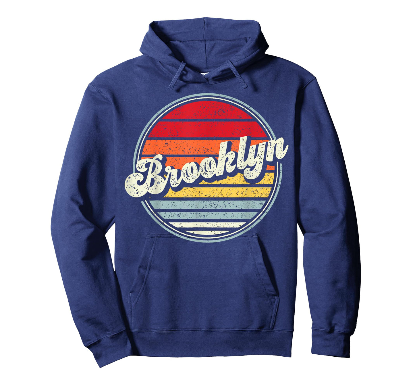 Retro Brooklyn Home State Cool 70s Style Sunset Men Women T-Shirt