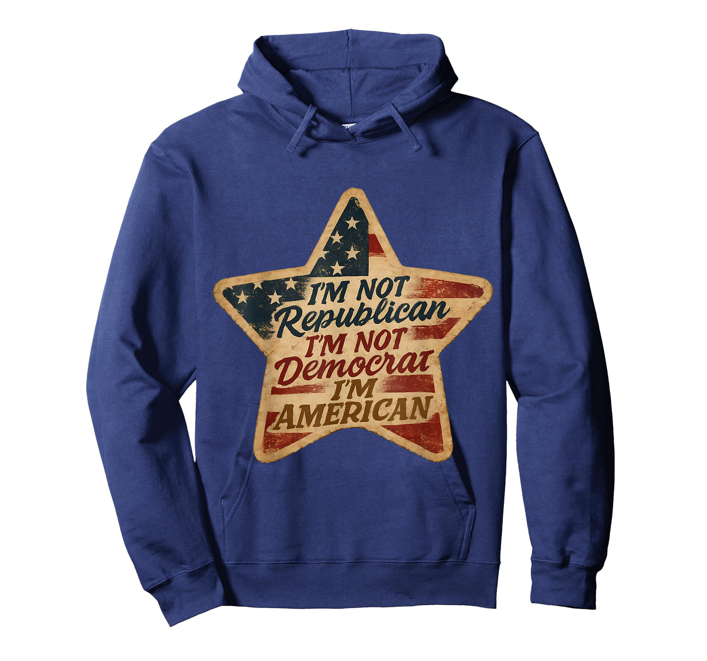 I'm Not Republican I'm Not Democrat I'm American Vintage T-Shirt