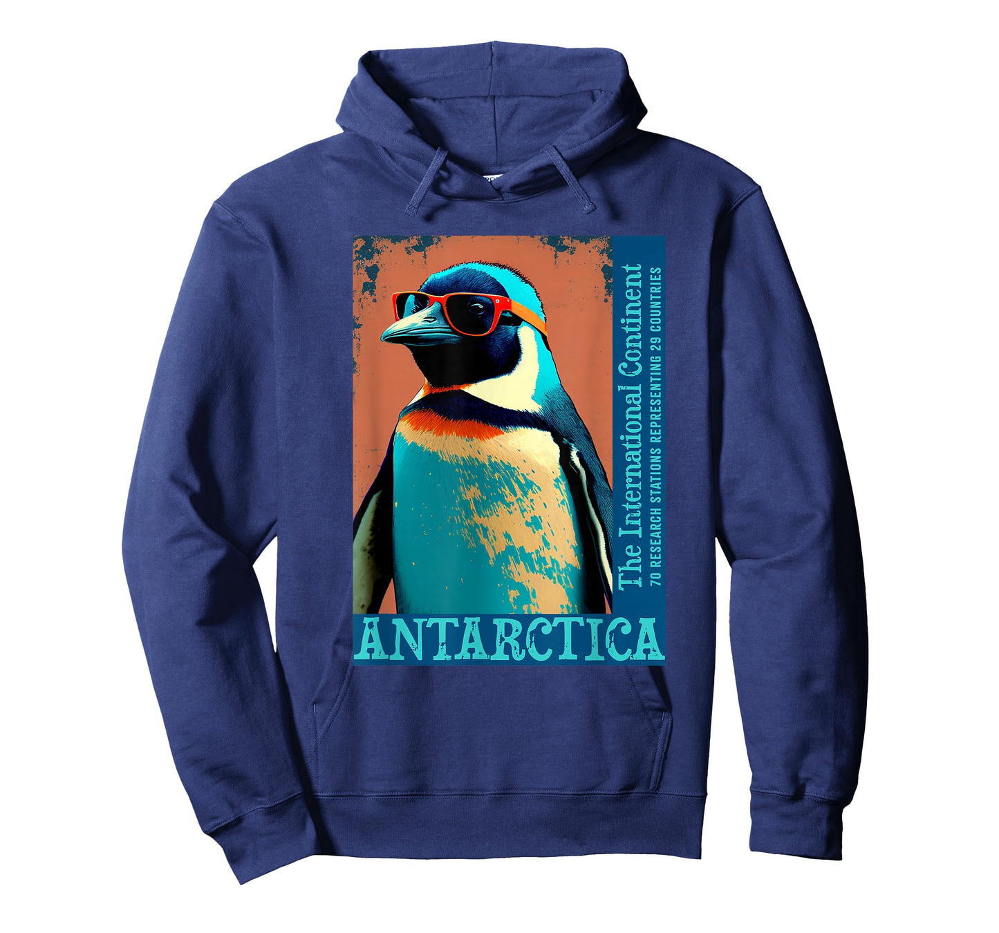 Antarctica Funny Penguin Apparel and Decor Cute Cool Penguin Antarctic Research Souvenir T-Shirt - Unisex-Adults - Black - Short Sleeve - Classic Fit - Small