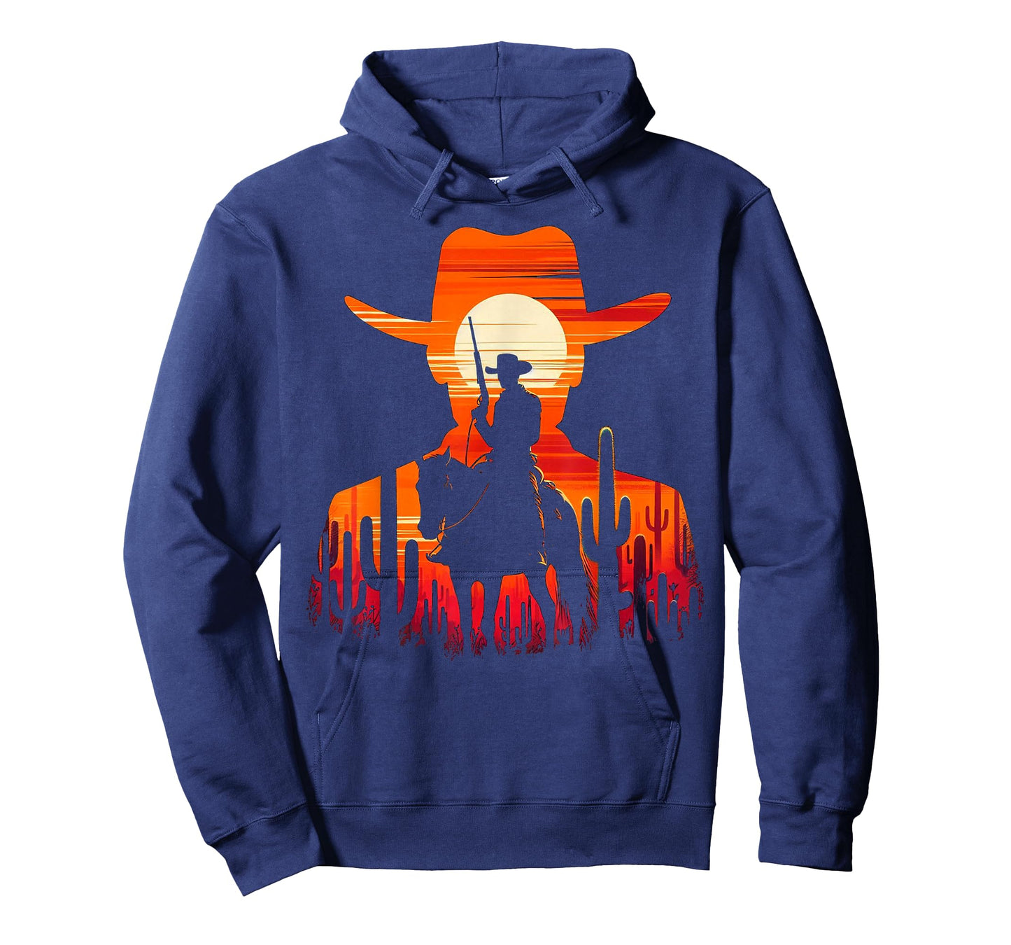 Cowboy Texas Rodeo Bull Western Cowboy Hat Wild West T-Shirt