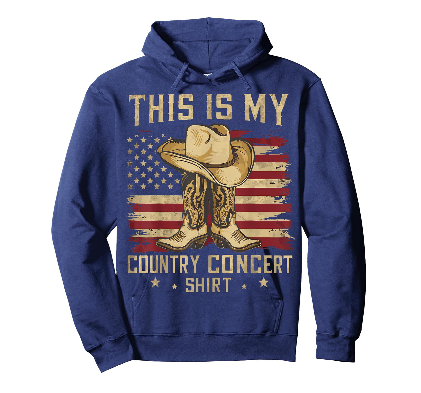 This Is My Country Concert Shirt T-Shirt, Small, Black