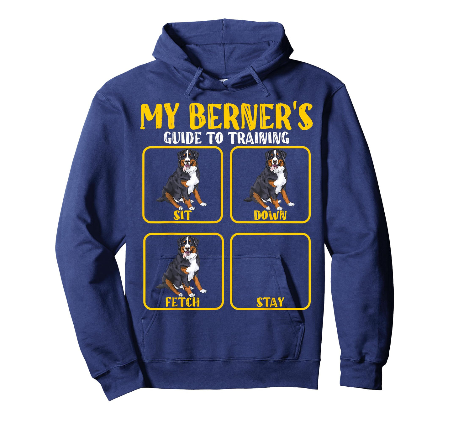 Funny Bernese mountain dog berner training guide moms dads Men Women Kids T-Shirt