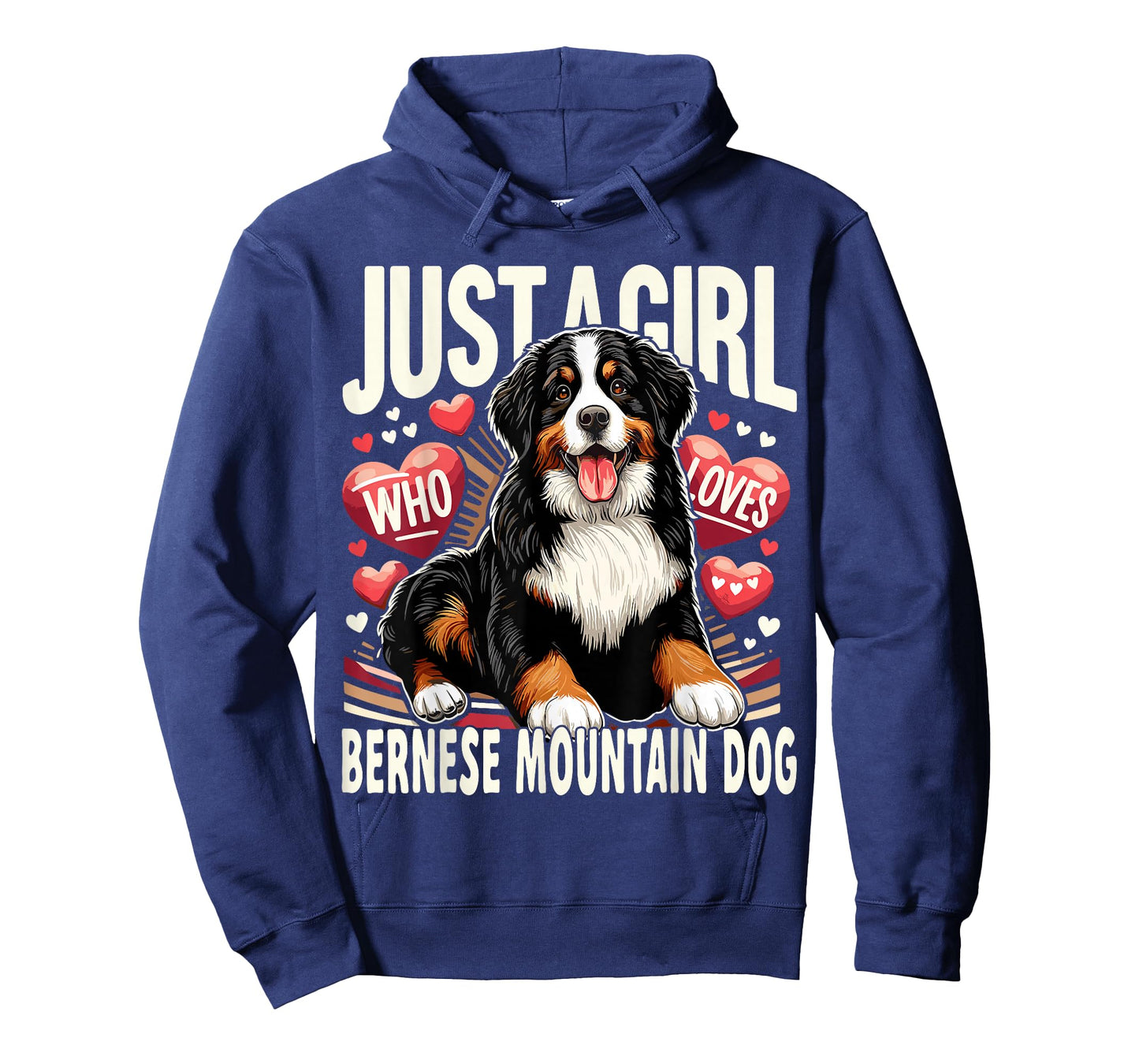 Just a Girl Who Loves Bernese Mountain Berner Dog T-Shirt