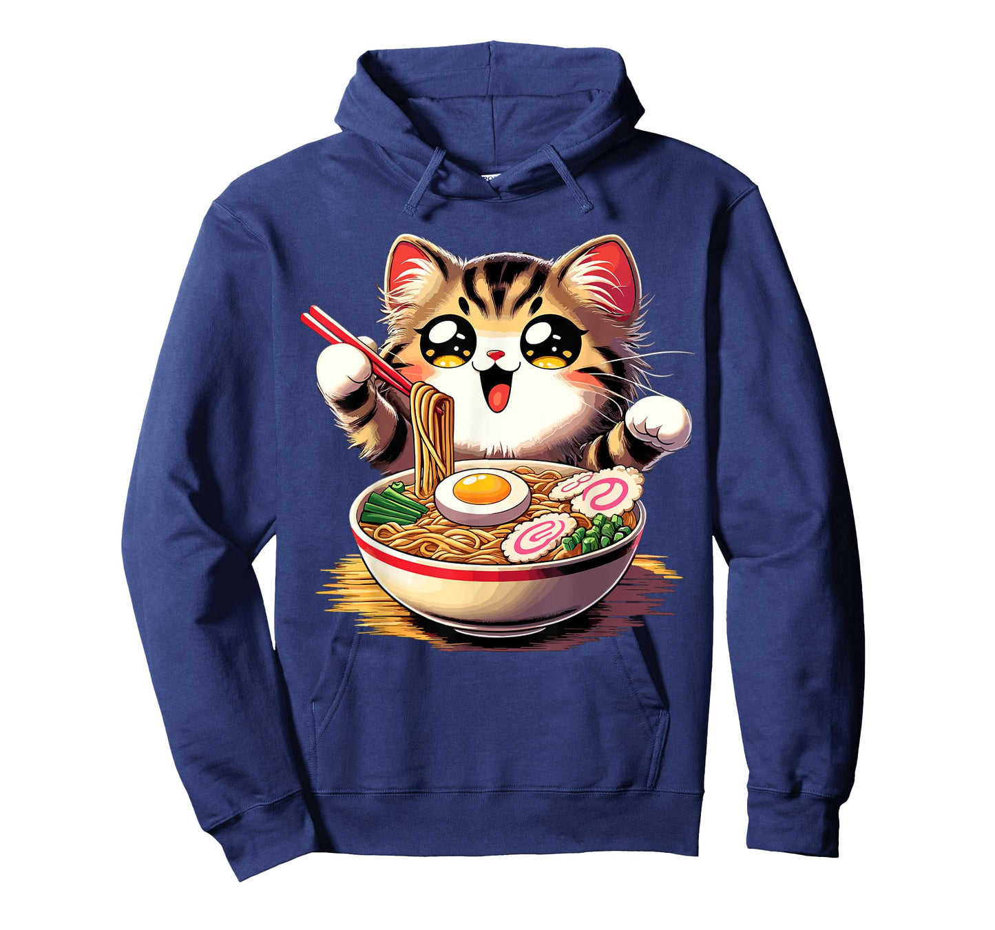 Cat Ramen Noodles Anime Kawaii Japanese Cat T-Shirt