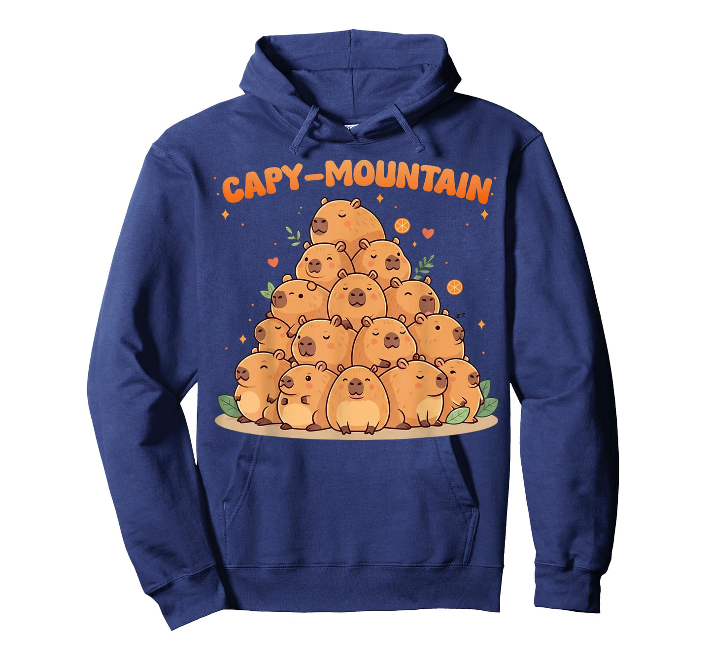 Cozy Capy-Mountain Cute Capybara Lovers Outfit T-Shirt