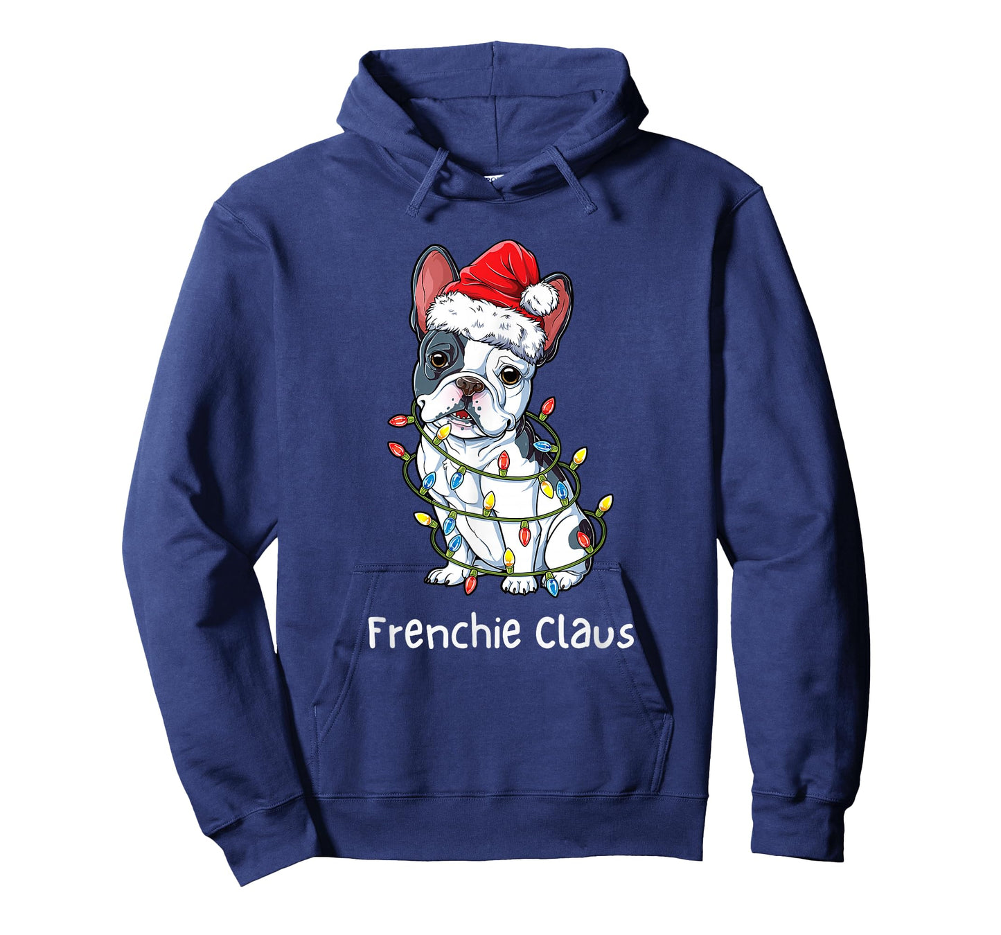 Santa French Bulldog Xmas Pajamas Funny Frenchie Christmas T-Shirt