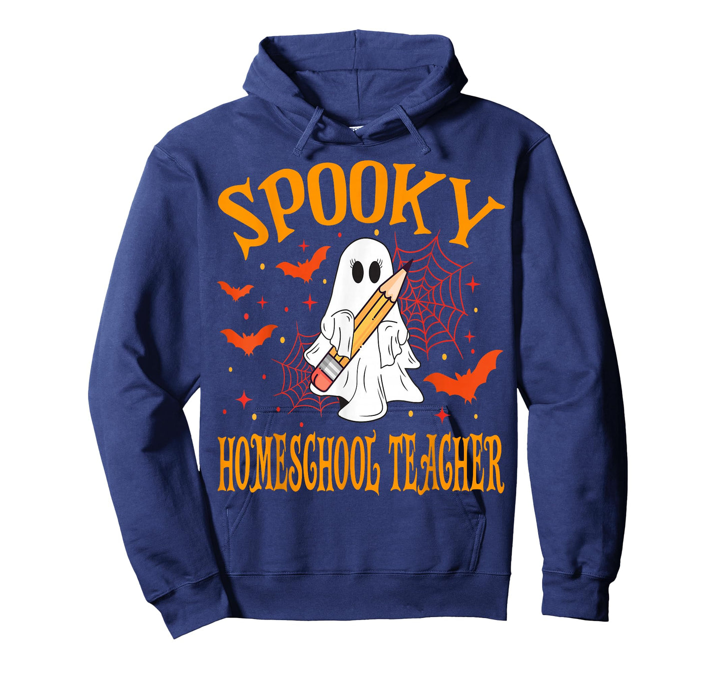 Spooky Homeschool Teacher Ghost Funny Halloween School T-Shirt