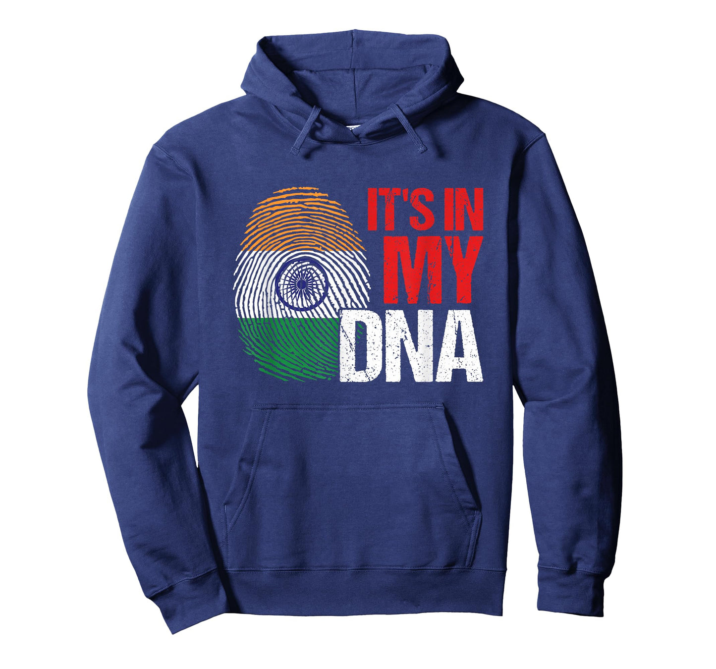 DNA Blood India Flag Country State Fingerprint Gift T-Shirt