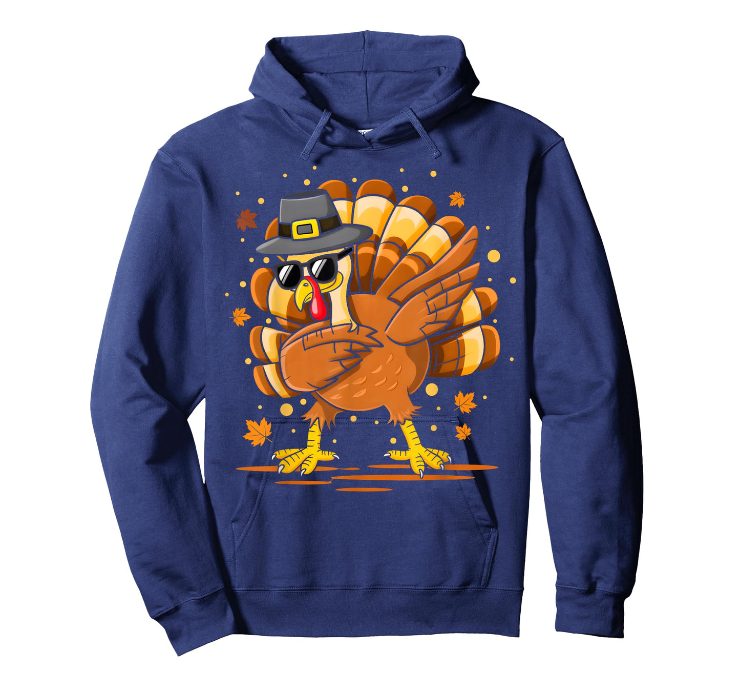 Dabbing Turkey Pilgrim Thanksgiving Day Boys Men Funny Dab T-Shirt
