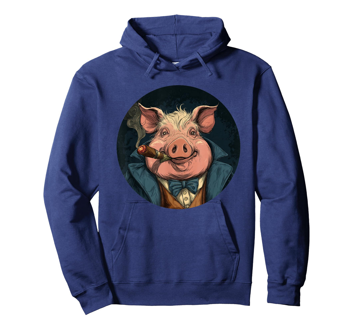 Funny Smoking Pig with Cigar Costume T-Shirt