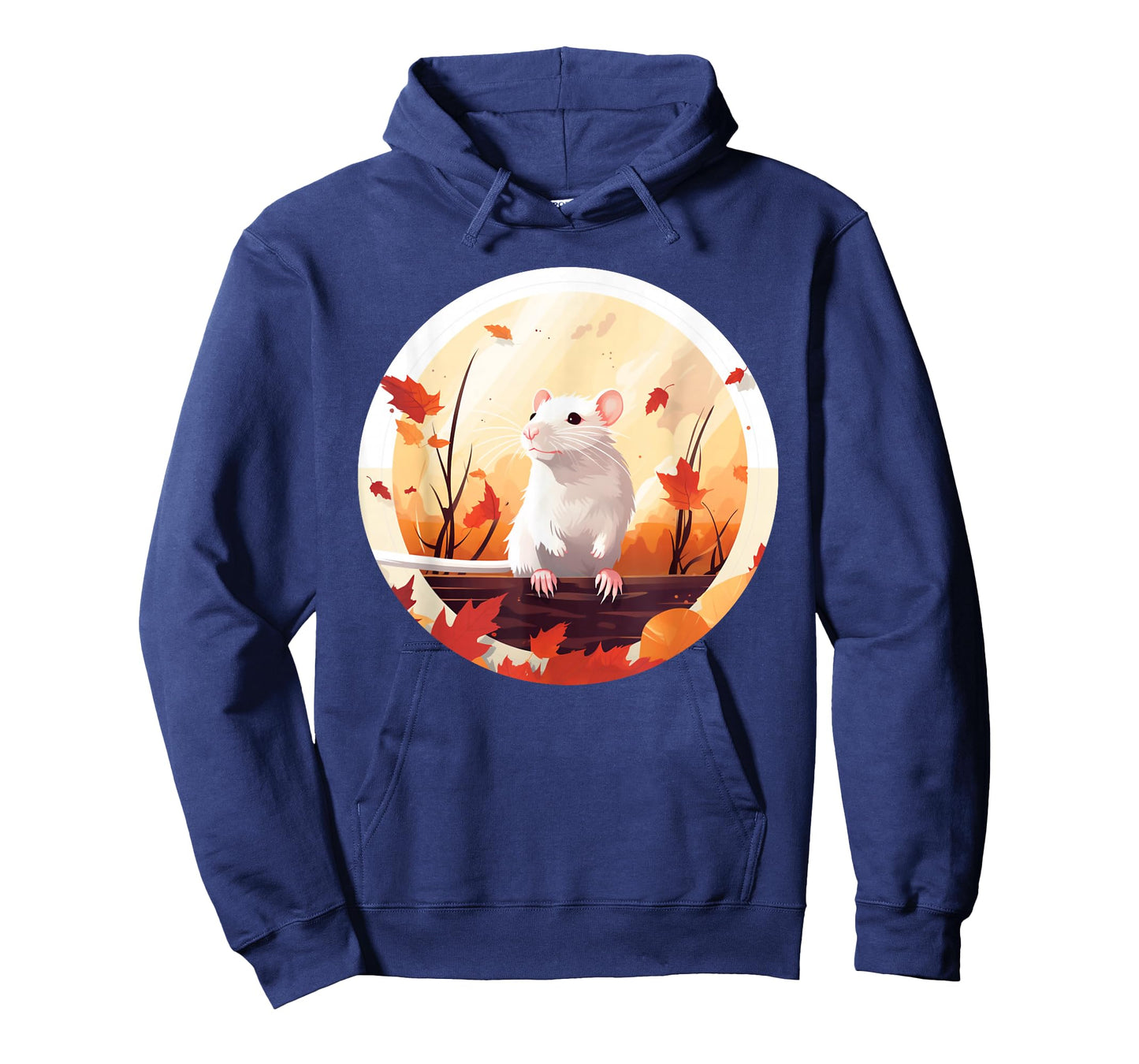 Funny windy Autumn Season with Fall and white Rats for Pets T-Shirt