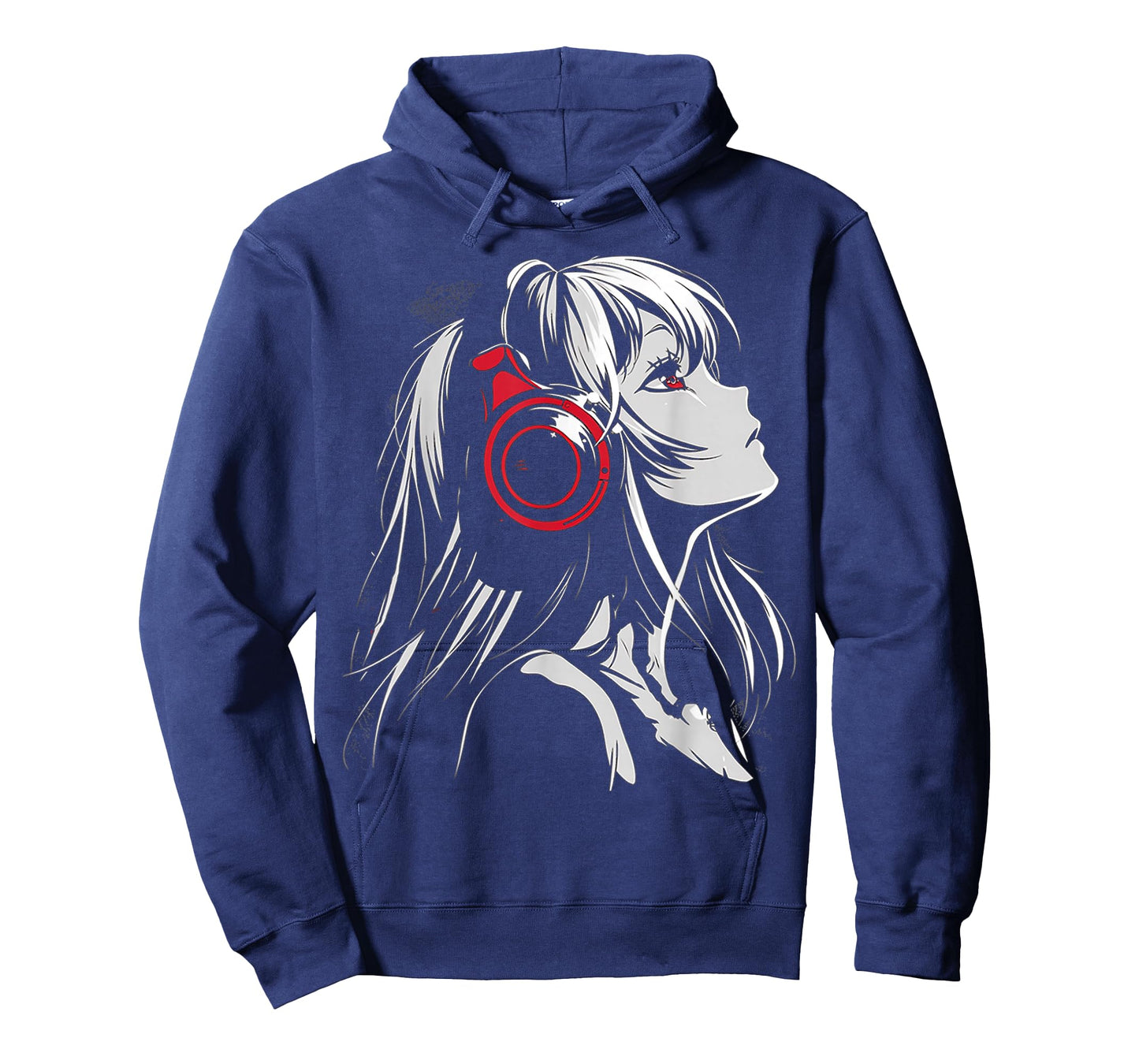 Anime Manga Motif Headphone Artwork Anime T-Shirt