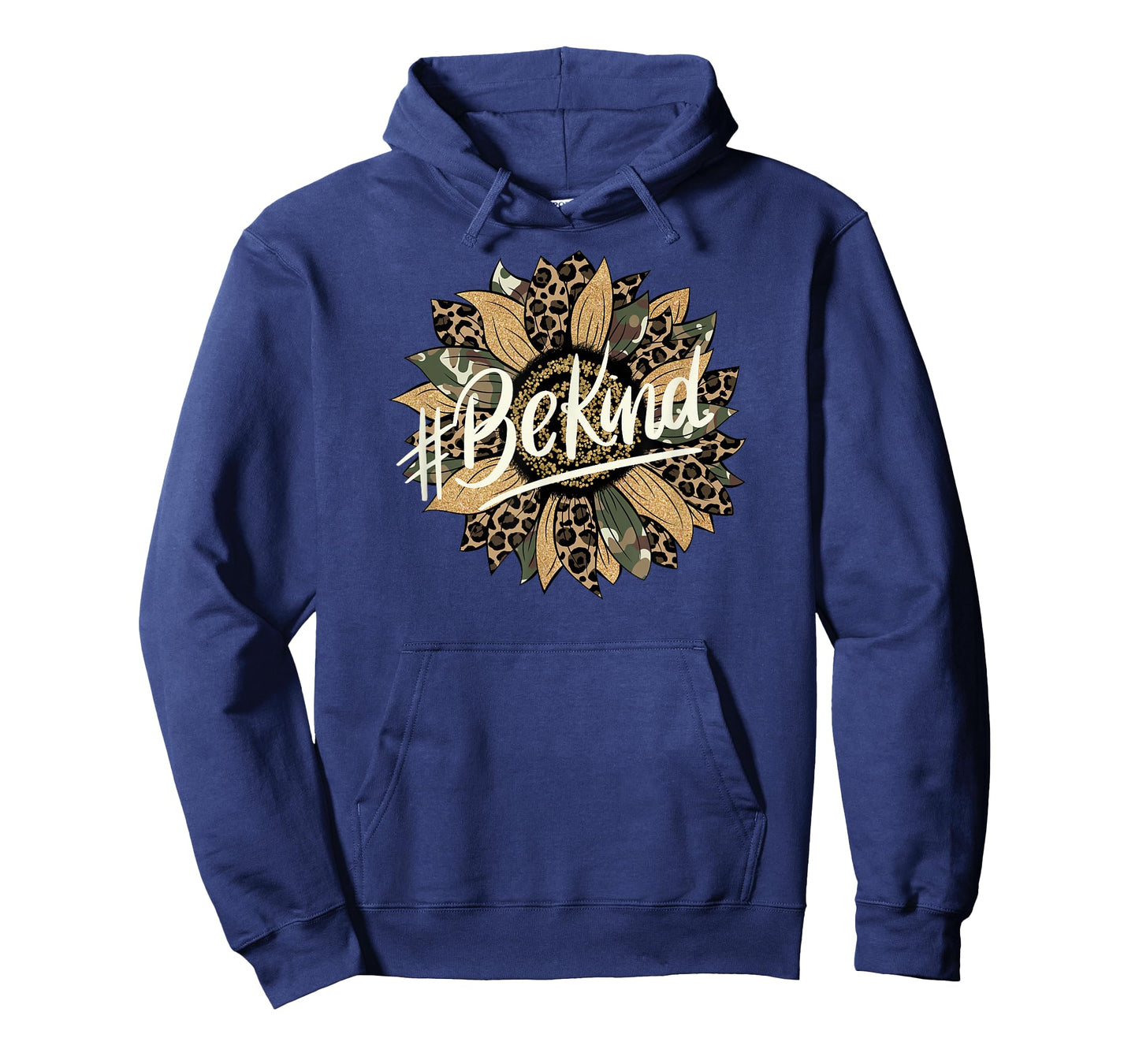 CAMO AND LEOPARD PRINT SUNFLOWER BE KIND T-Shirt