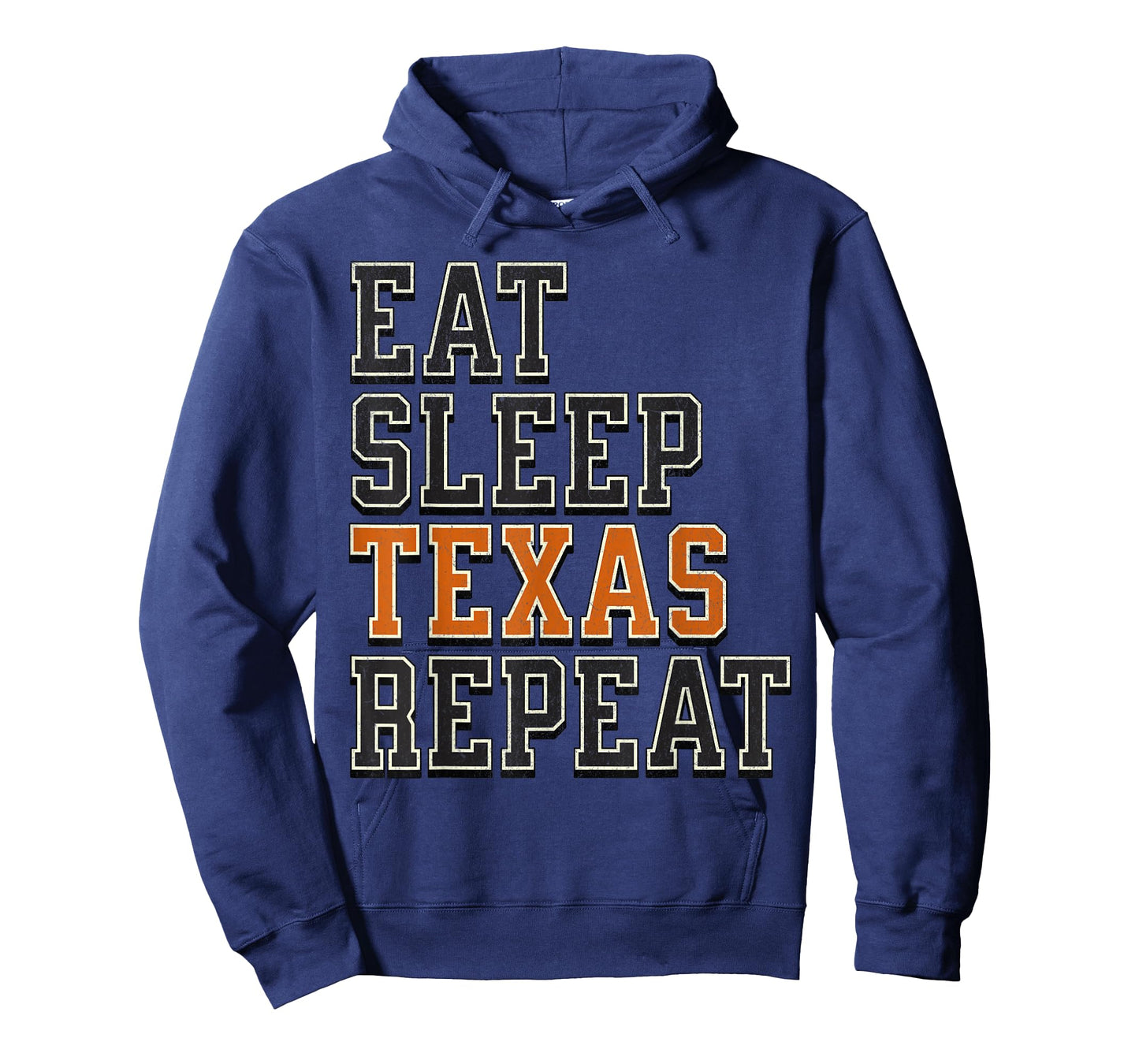 Funny Eat Sleep Texas Repeat, Great State of Texas Souvenir T-Shirt