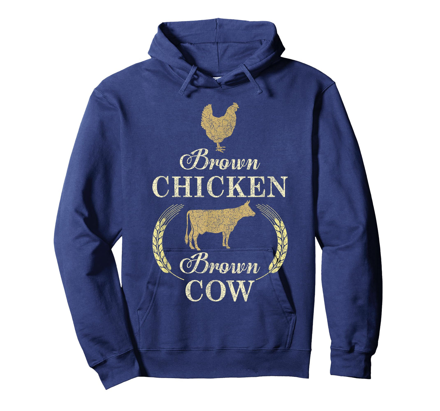 Brown Chicken Brown Cow Animals Lover Farmer T-Shirt