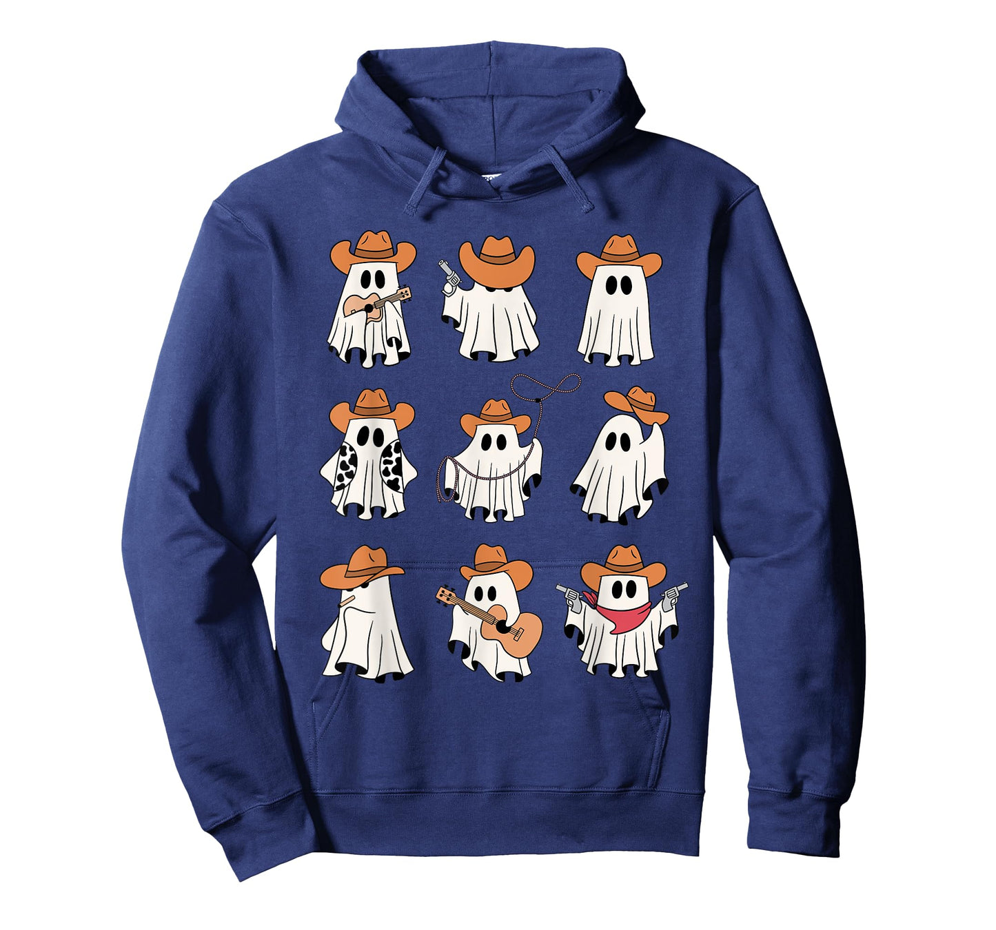 Cowboy Ghost Halloween Ghoul Design Funny Cowgirl Cowboy T-Shirt