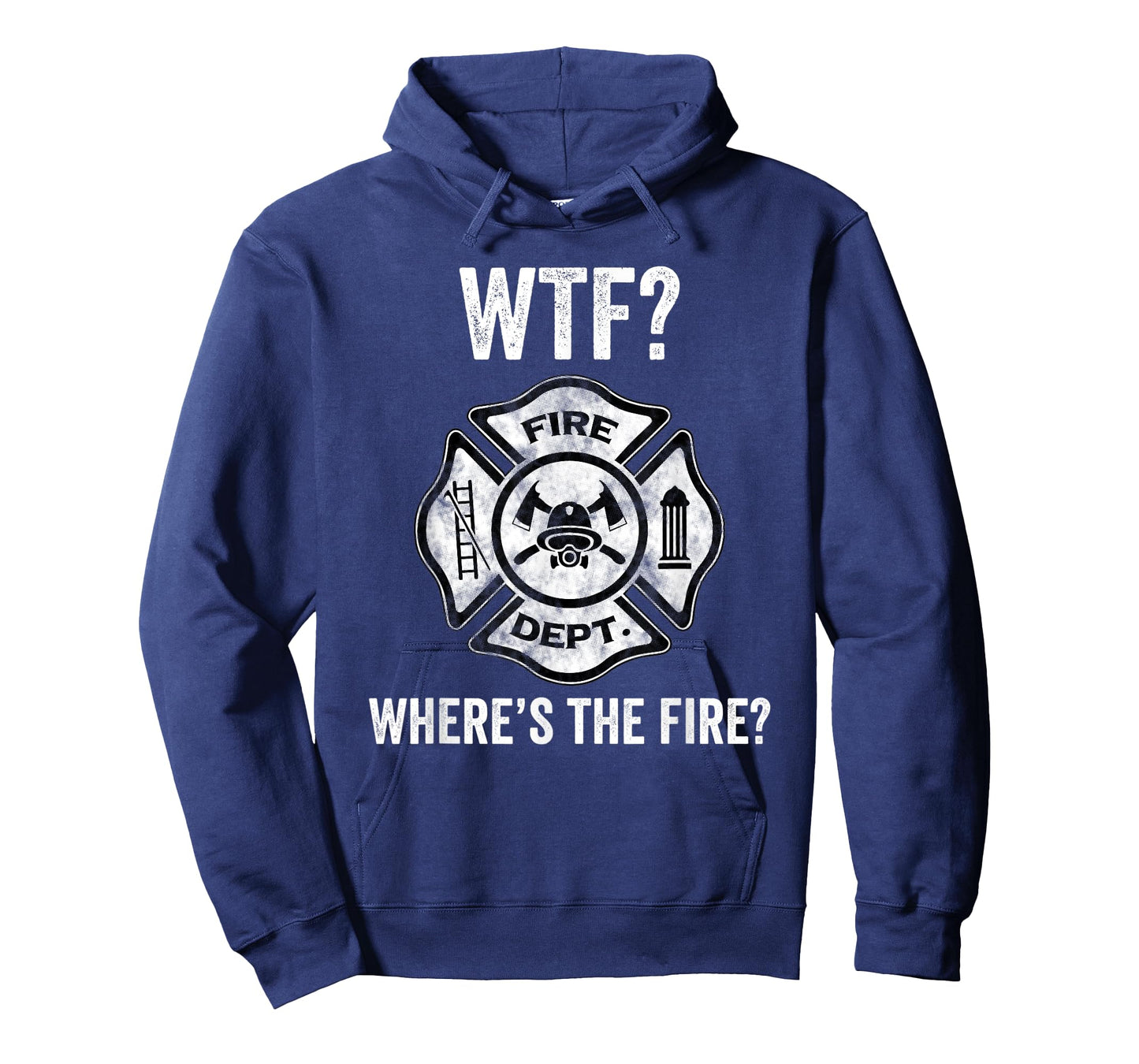 WTF Where's the Fire Fireman Firefighter Department T-Shirt