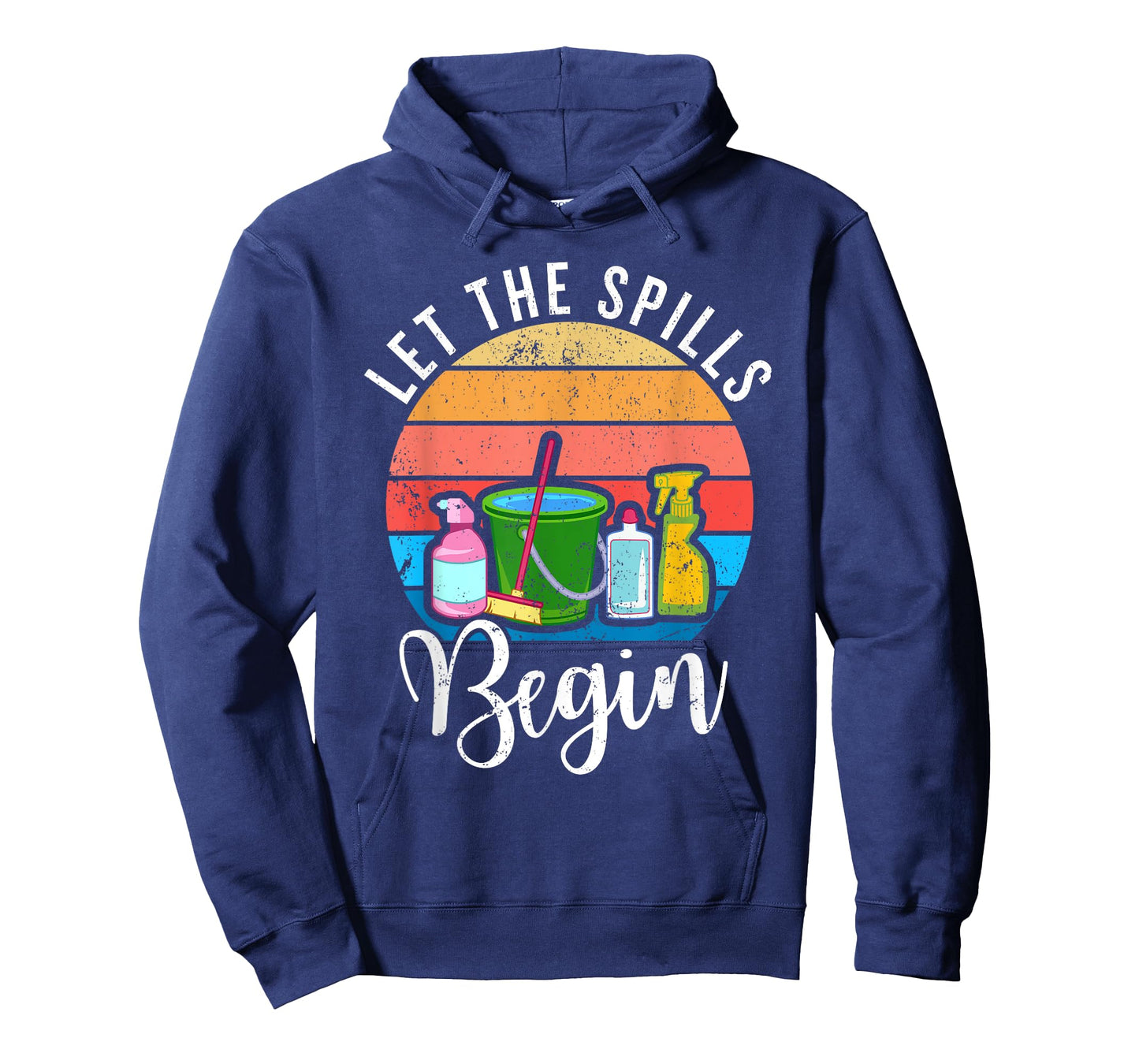 Let The Spills Begin Funny School Custodian Back to School T-Shirt