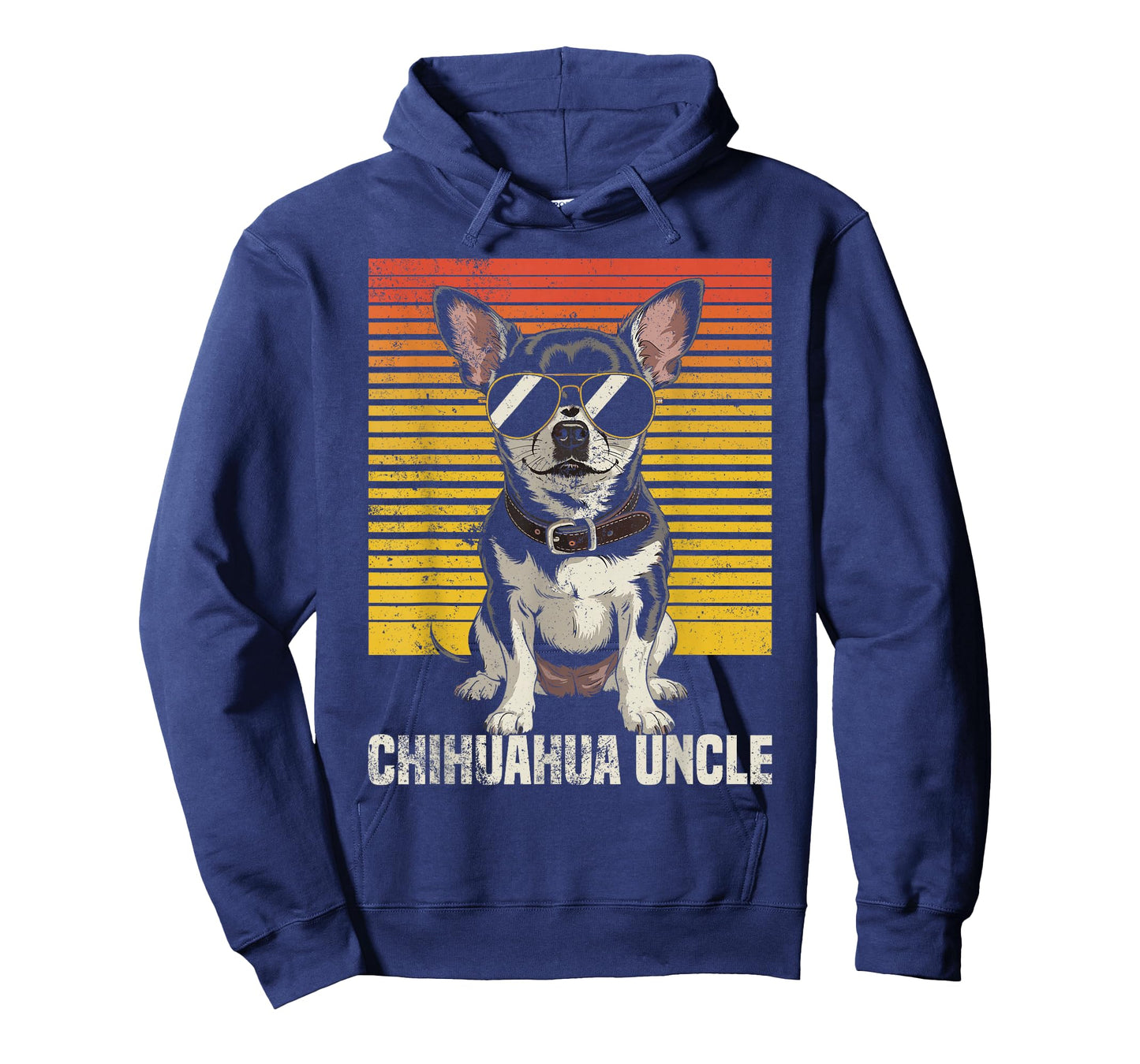 Cool Retro Chihuahua Uncle Funny Vintage Dog Owner T-Shirt