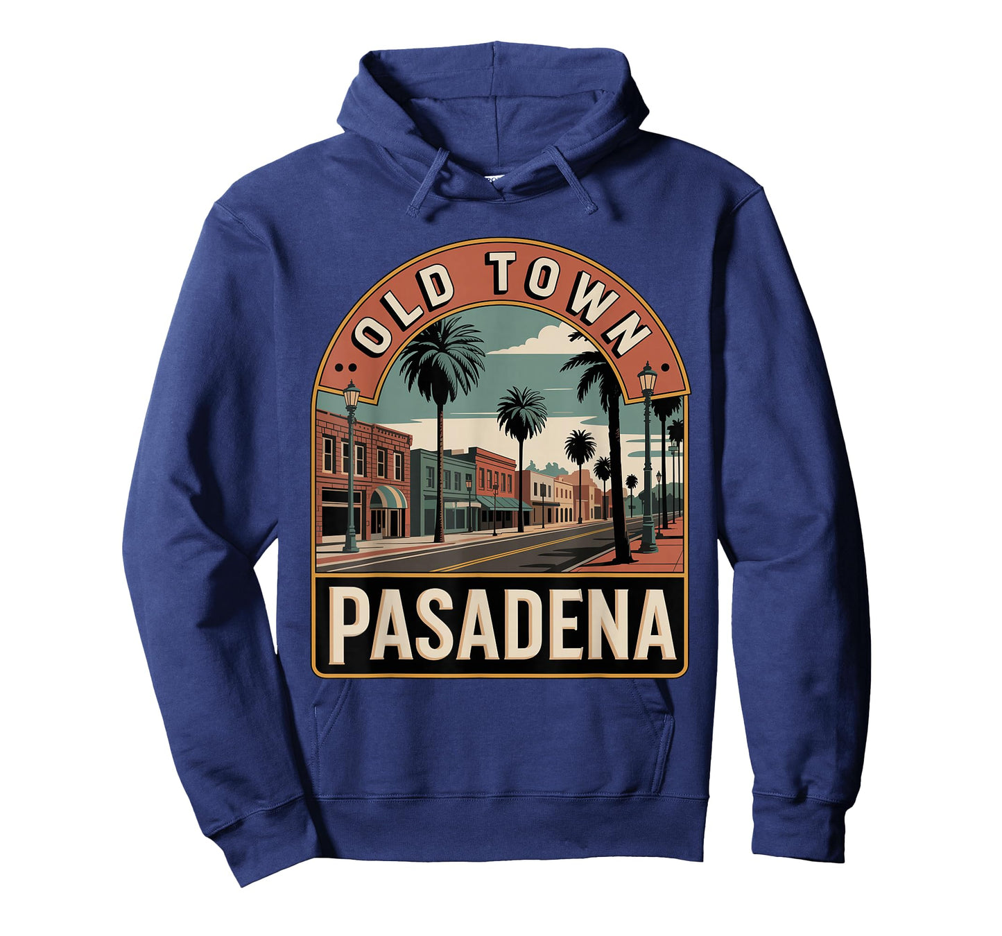 Old Town Pasadena CA Street Art Retro Sunset Souvenir T-Shirt