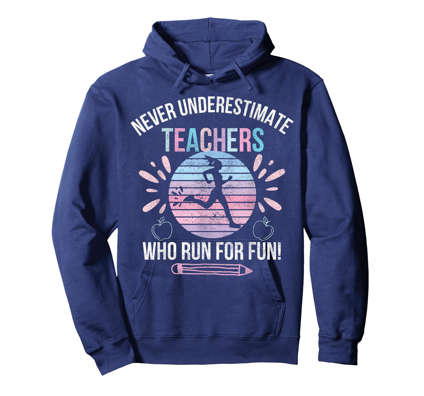 Never Underestimate Teachers Who Runs For Fun Running Teache T-Shirt