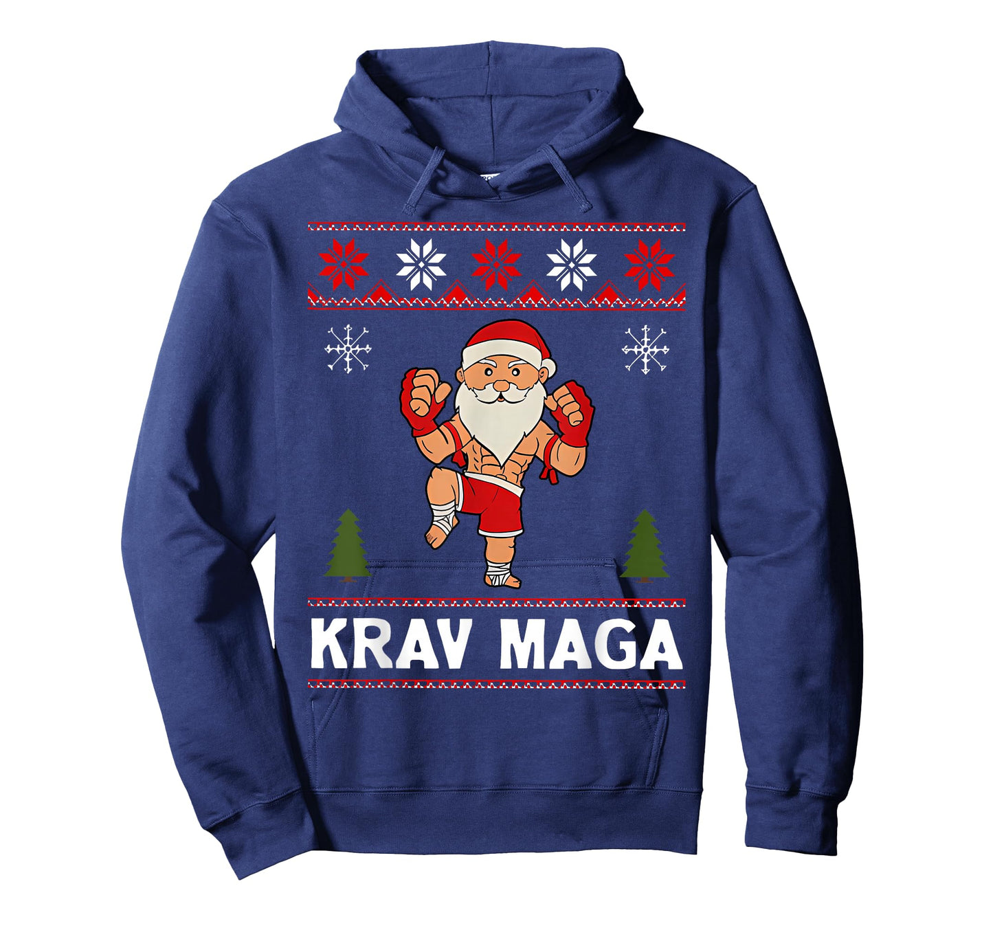 Krav Maga Santa Claus Ugly Christmas Martial Arts Women Men T-Shirt