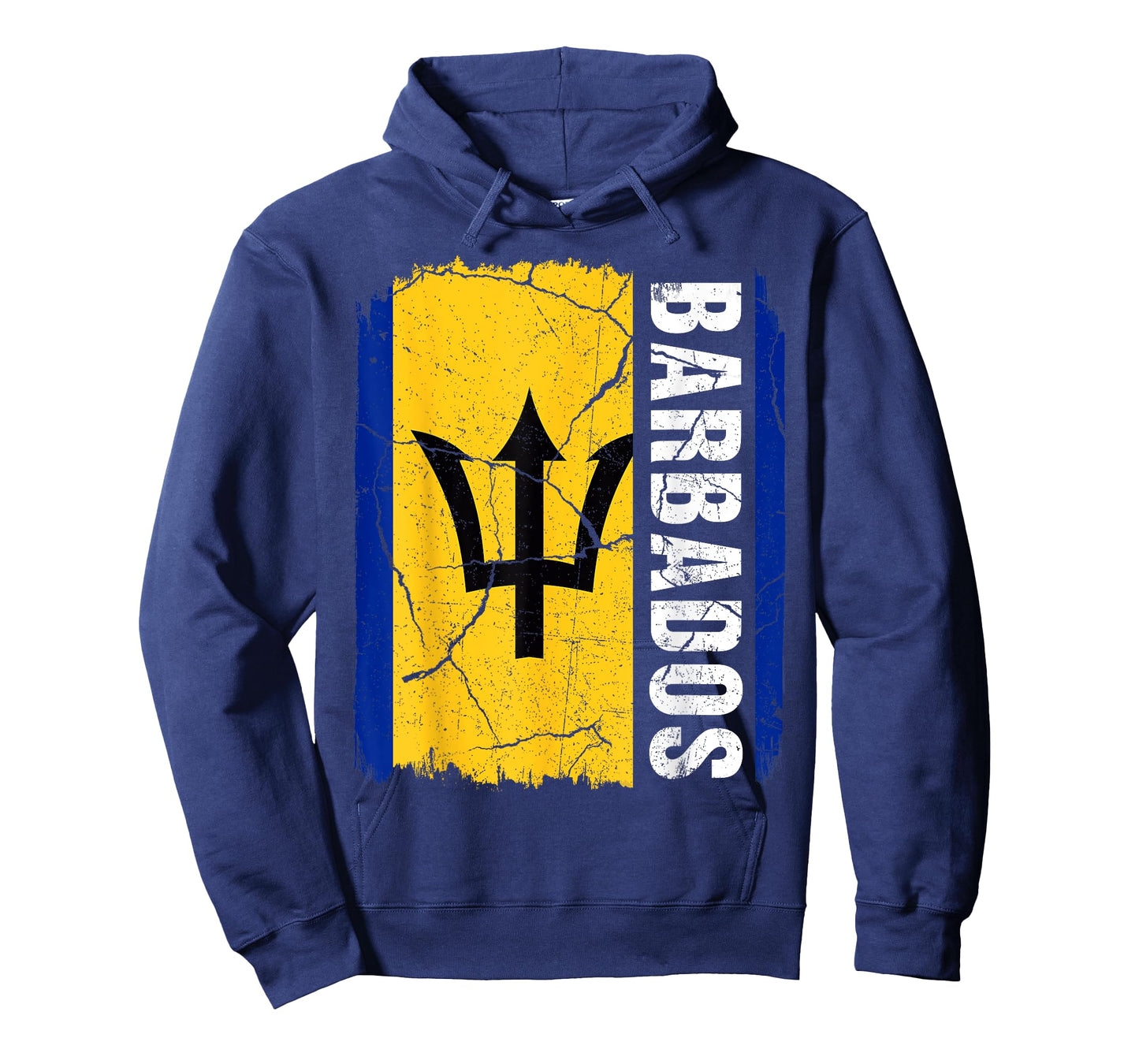 Vintage Barbadian Flag Barbados Pride Roots Heritage T-Shirt
