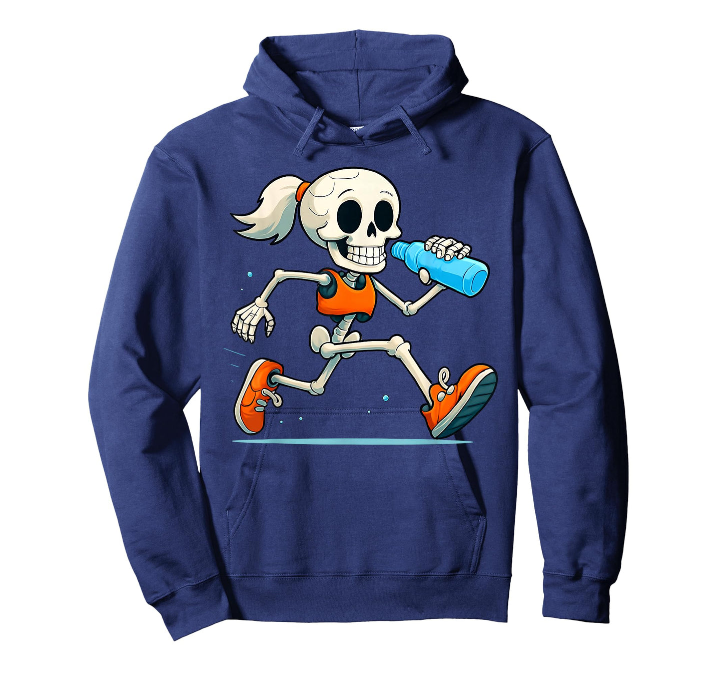 Running Skeleton Halloween Costume Spooky Runners Lover T-Shirt