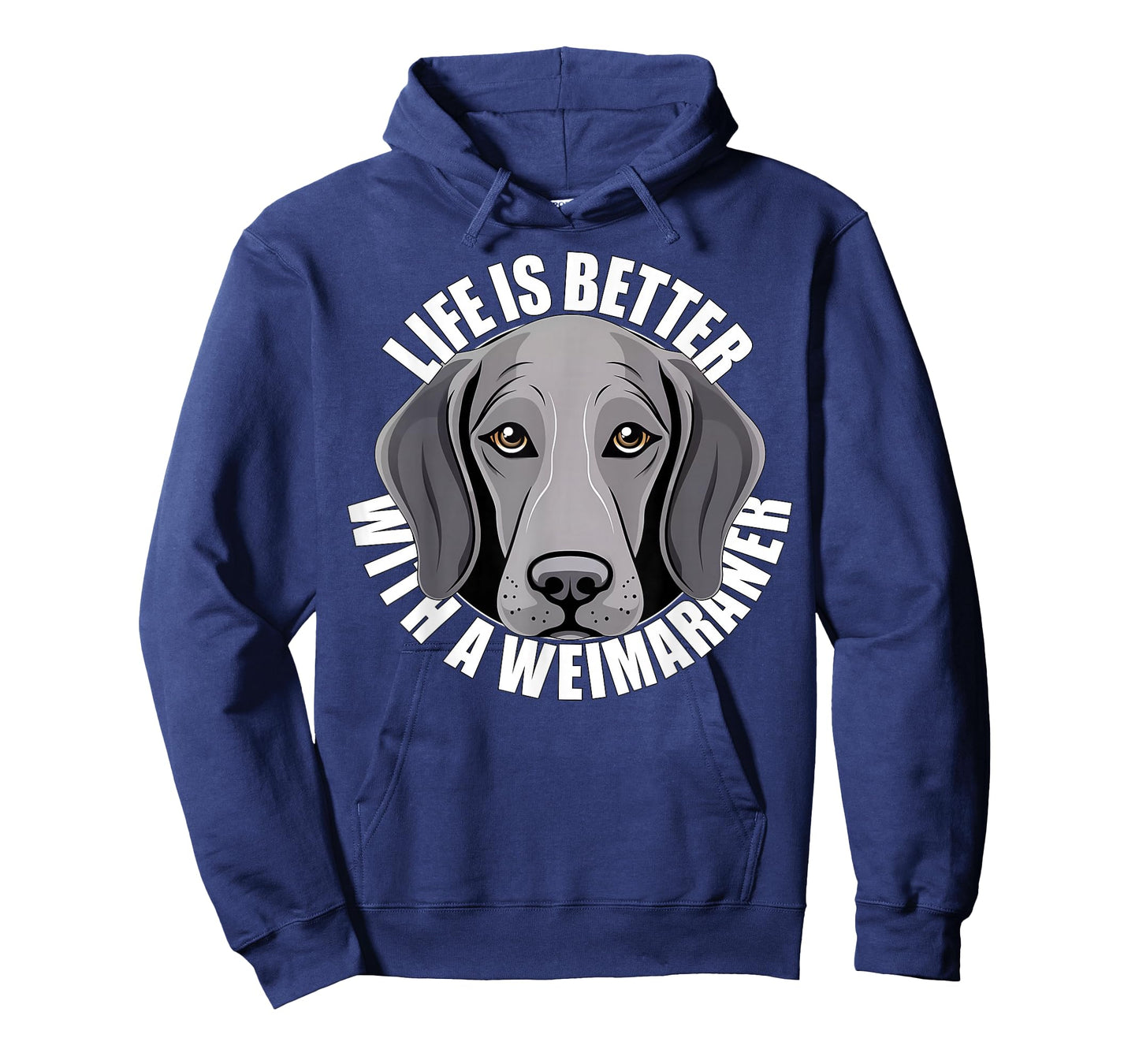 Weimaraner Lover Life is Better With a Weimaraner Dog Face T-Shirt