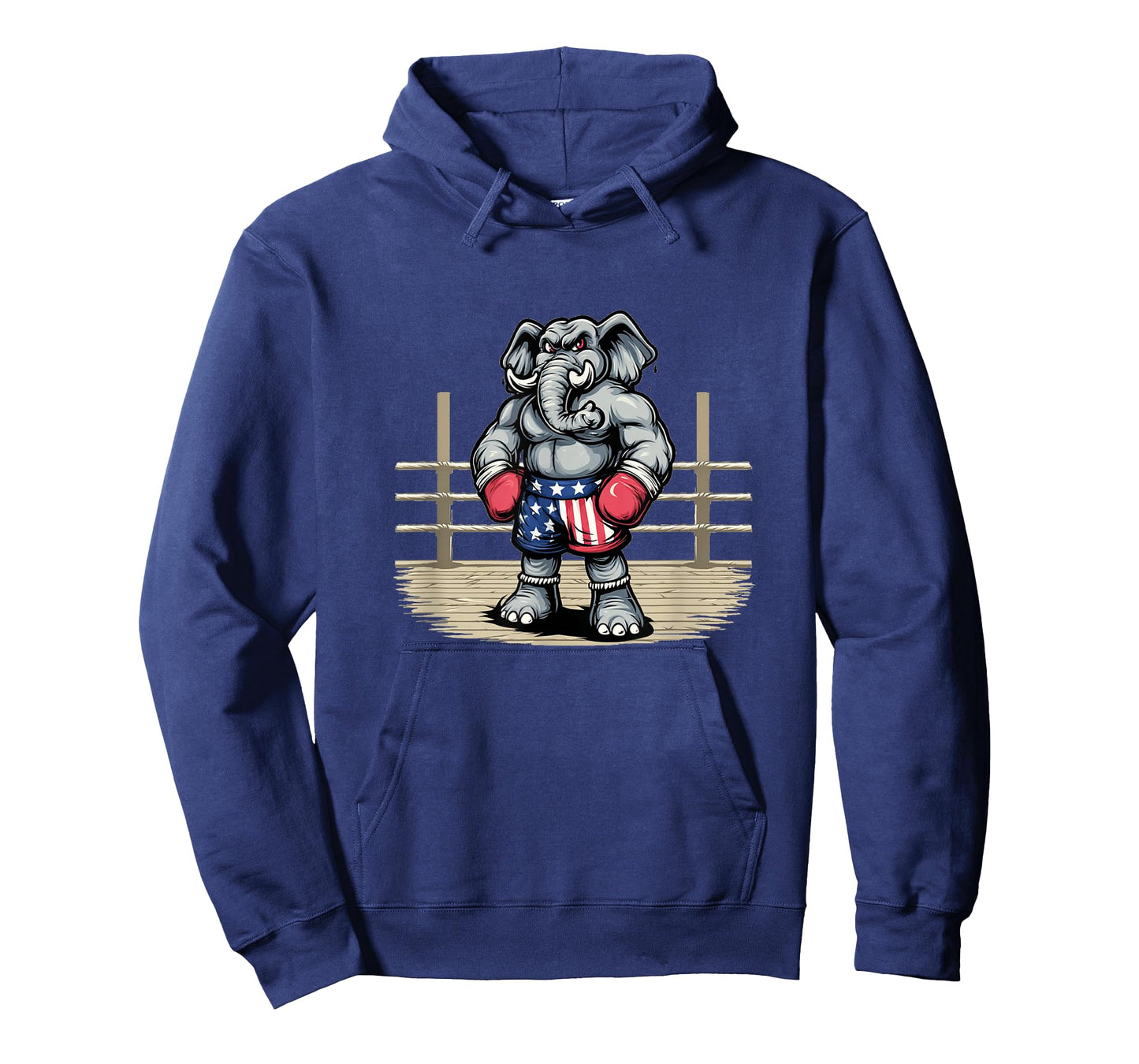 Nice US Elephant with Boxing Gloves Costume T-Shirt