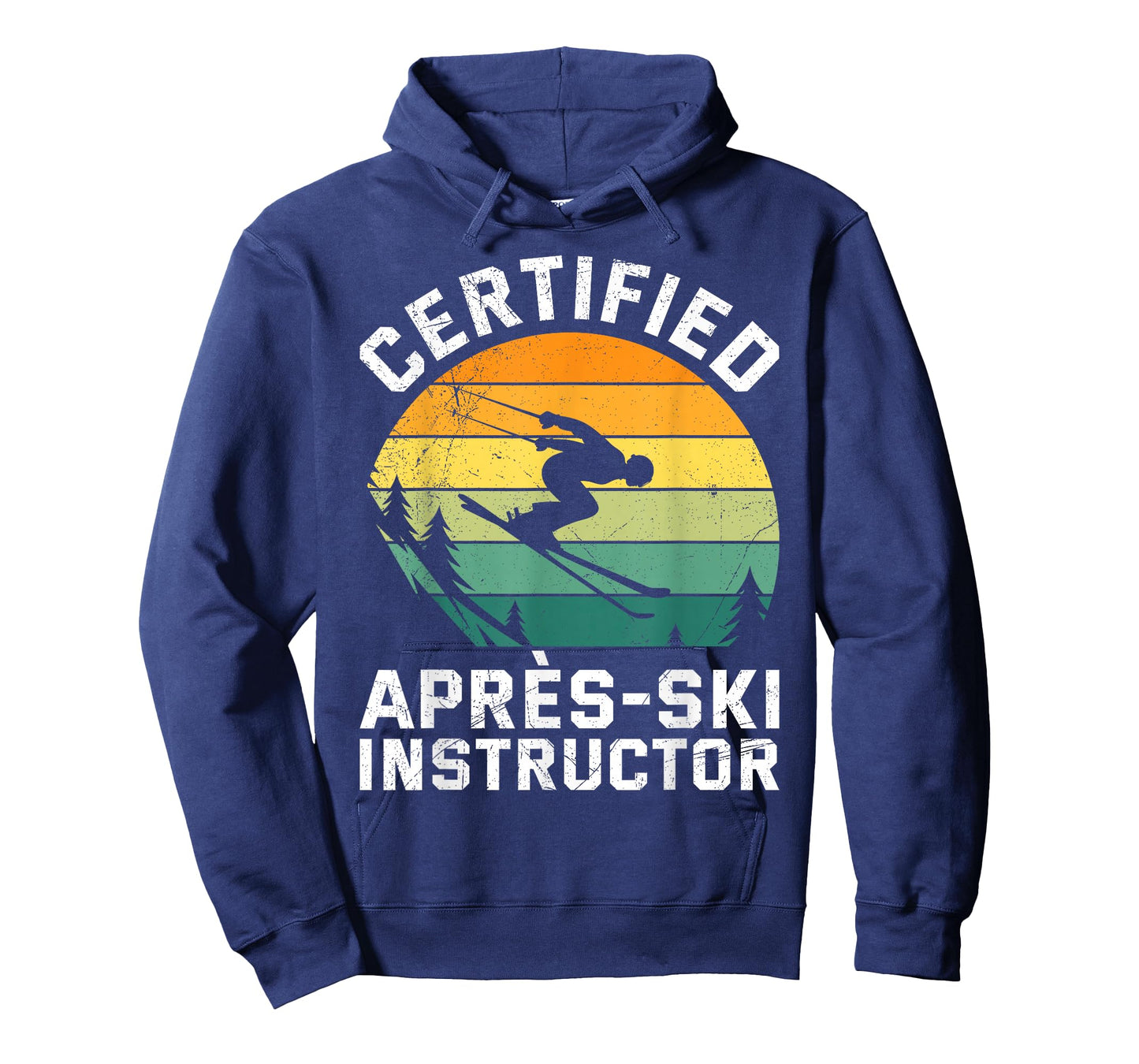 Skifahren Certified Apres-SKI Instructor Funny Skier T-Shirt