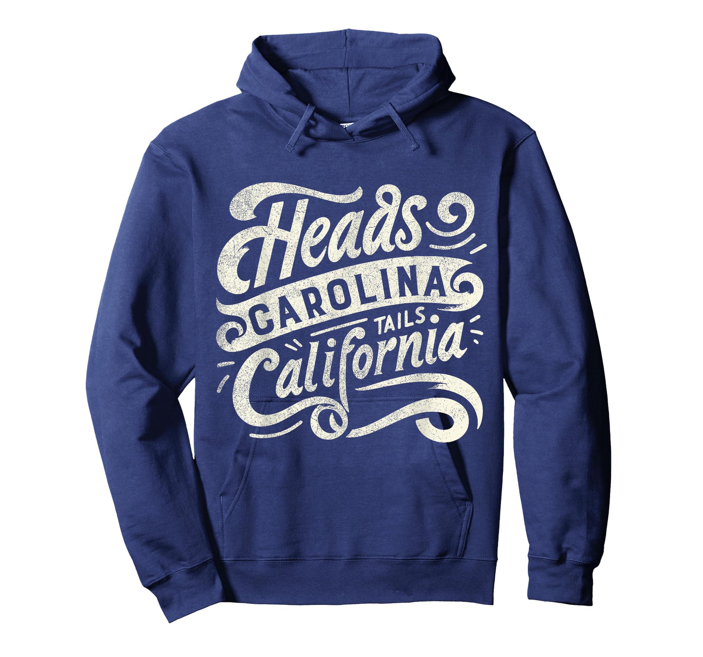 Heads Carolina Tail California Retro Vintage Country Music T-Shirt