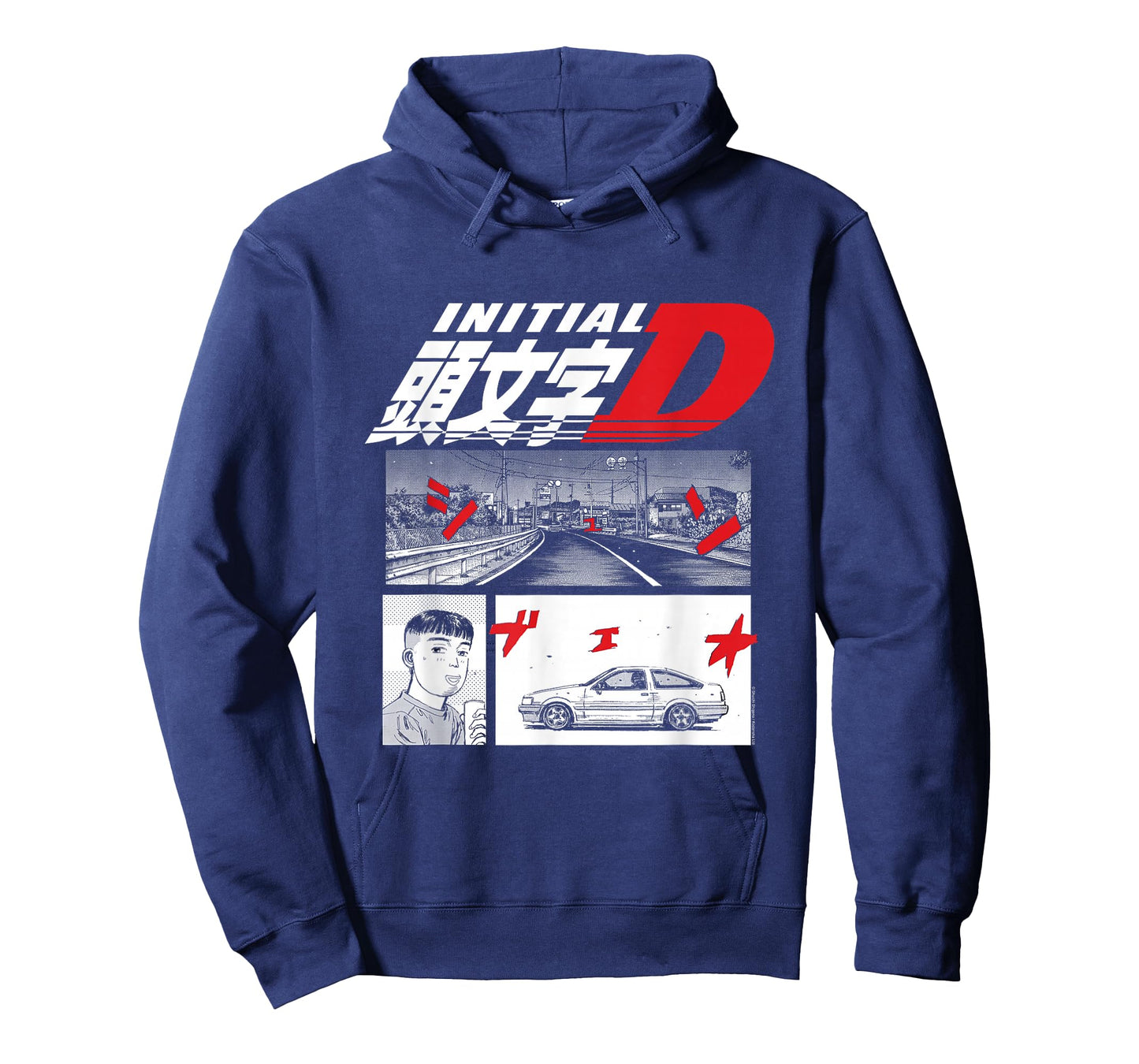 Initial D Manga 3 Panel Manga T-Shirt