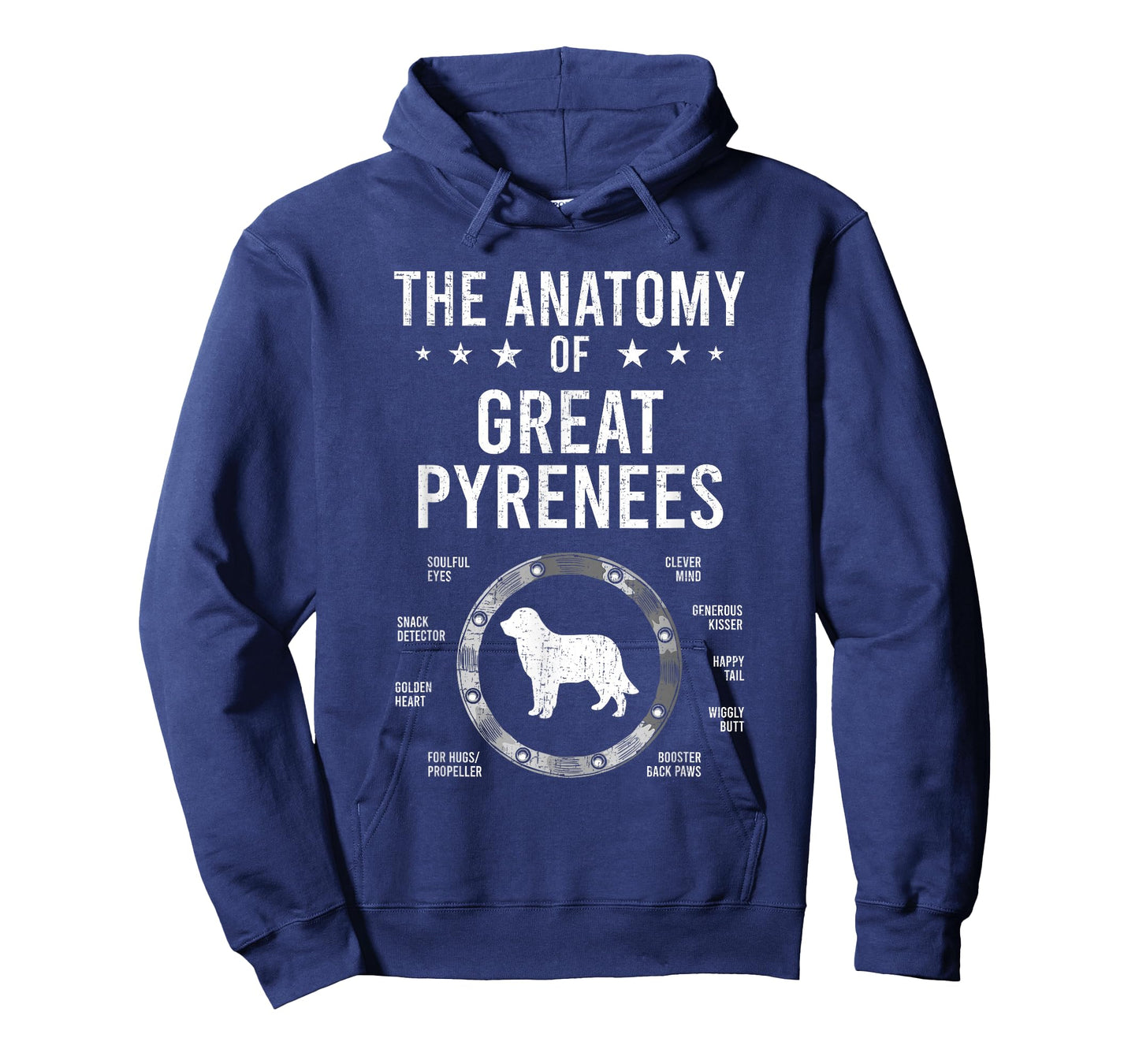Anatomy of Great Pyrenees Dog Lover T-Shirt