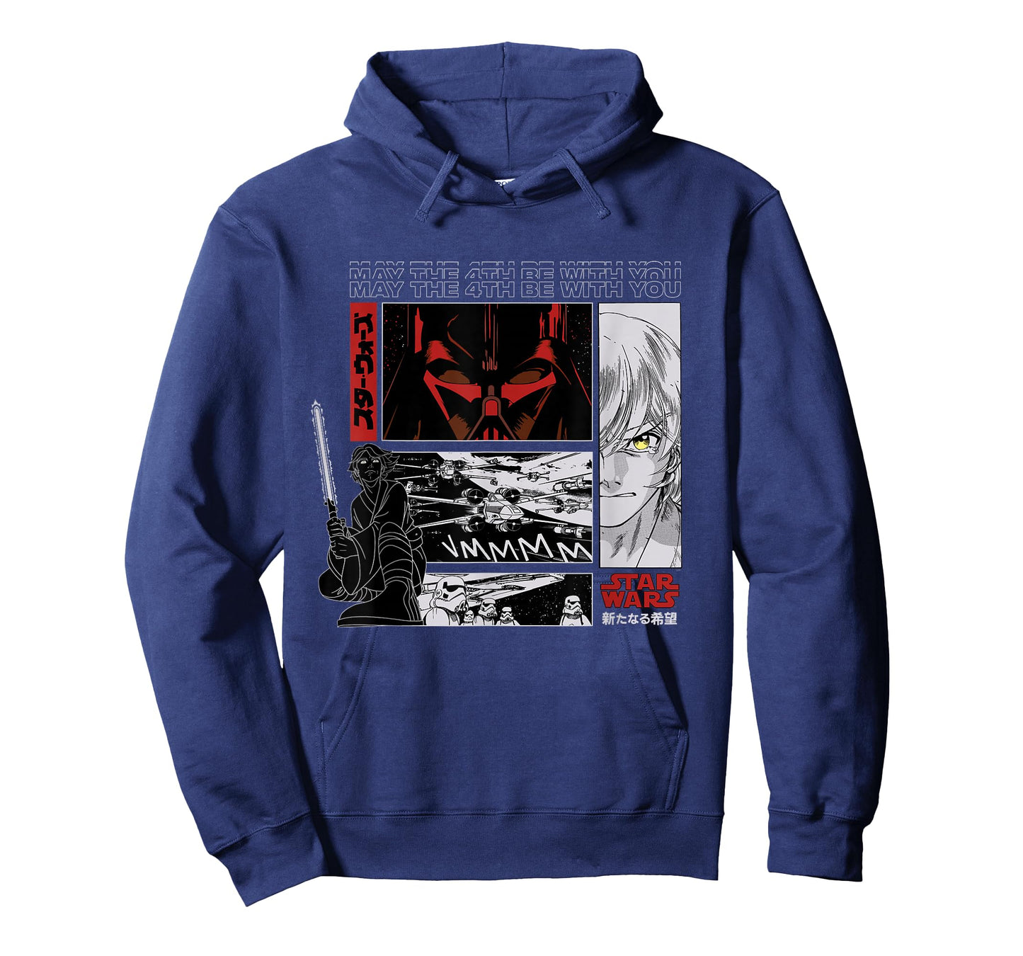 Star Wars May the 4th Be With You Luke Vader Japanese Manga T-Shirt