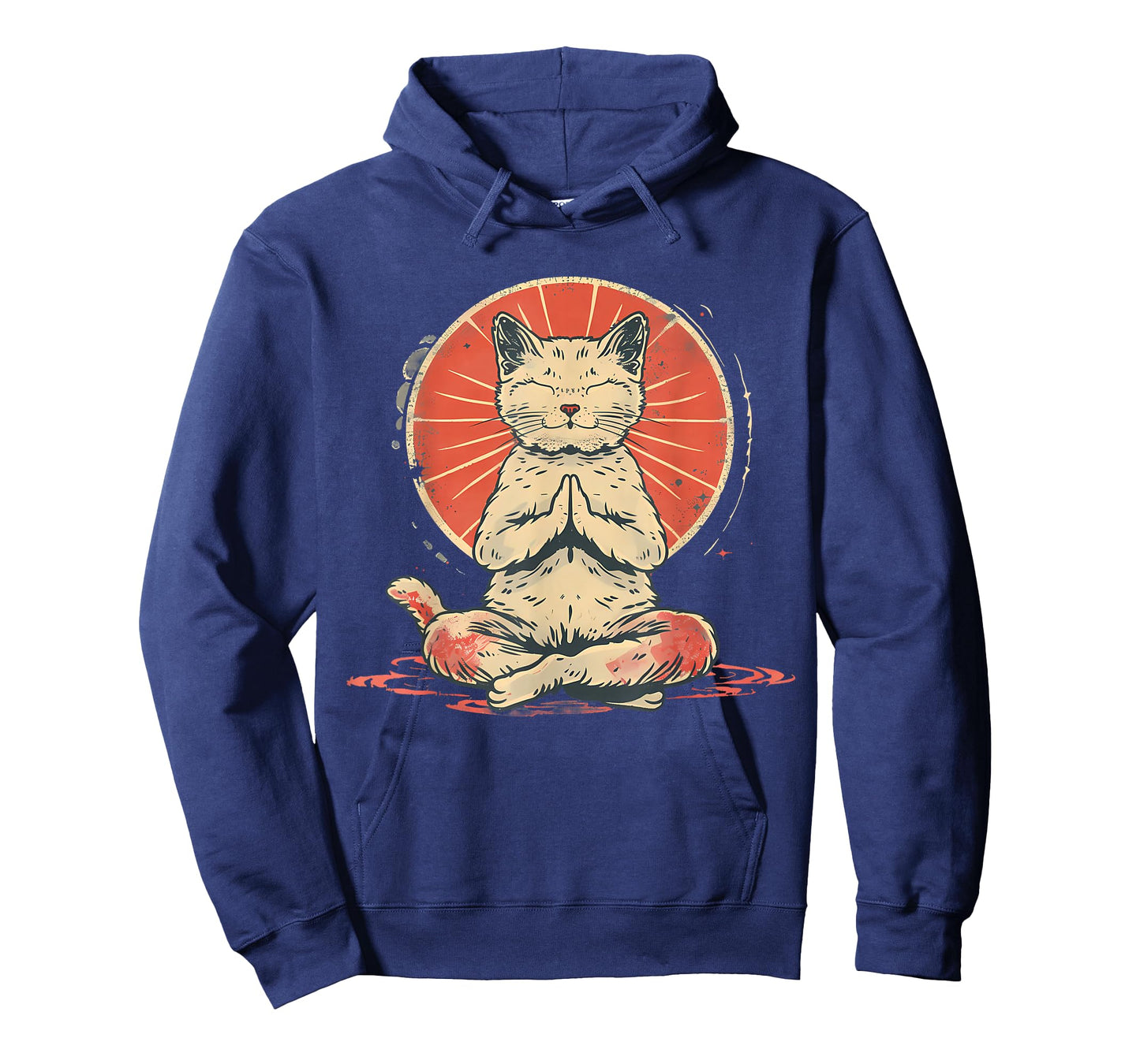 Cat Meditation Zen Buddha Spirituality Hindu Buddhist T-Shirt