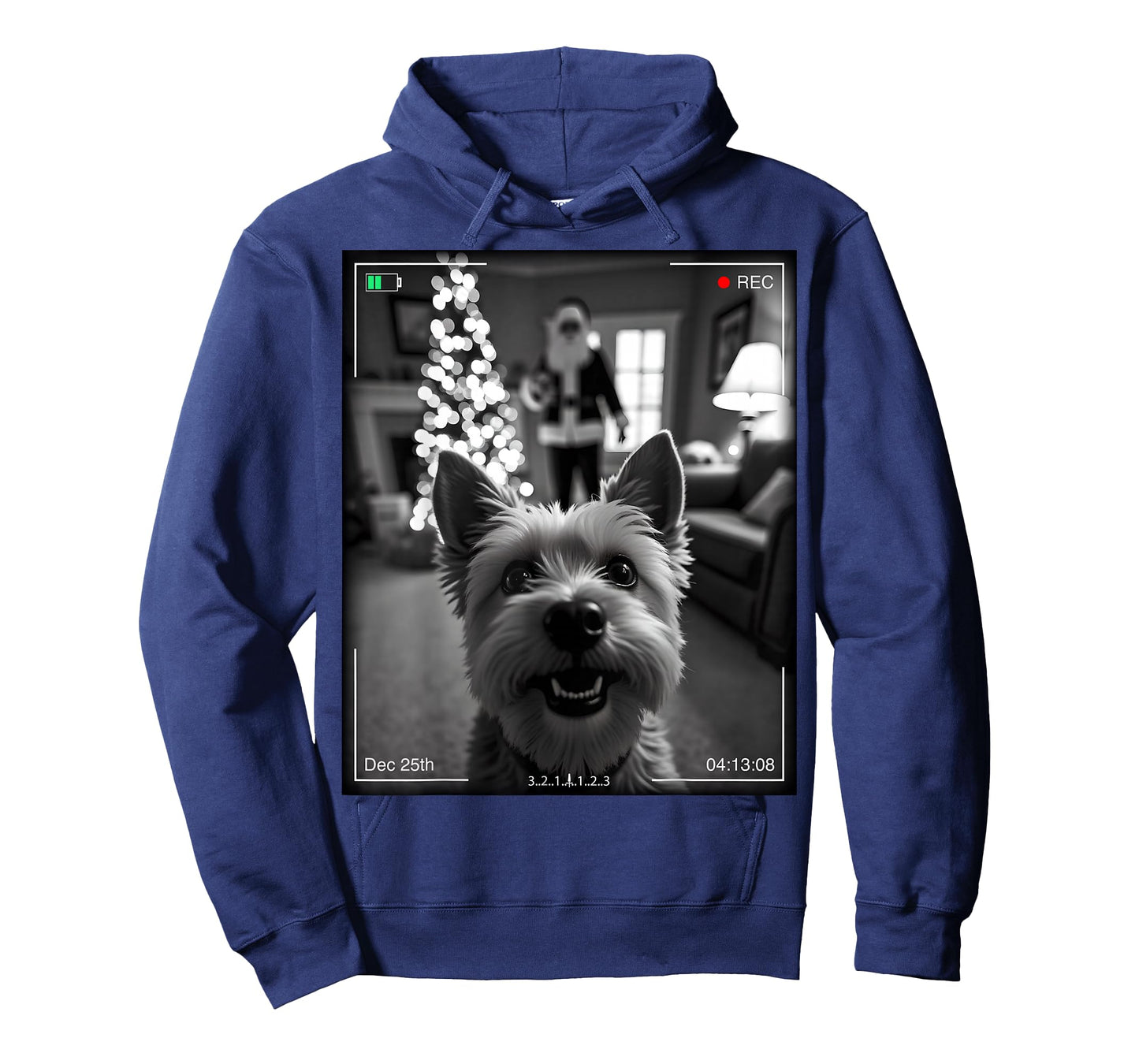 Yorkshire Terrier Catches Santa On Camera Xmas T-Shirt