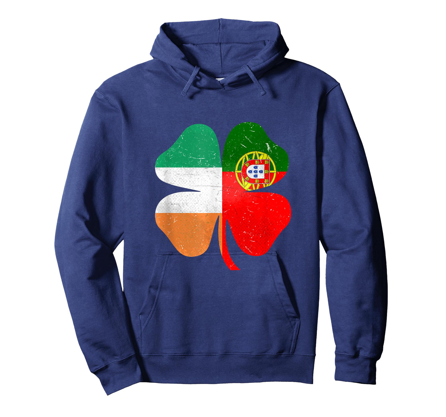 Portuguese Irish Shamrock Portugal Ireland Saint Patrick's Day T-Shirt